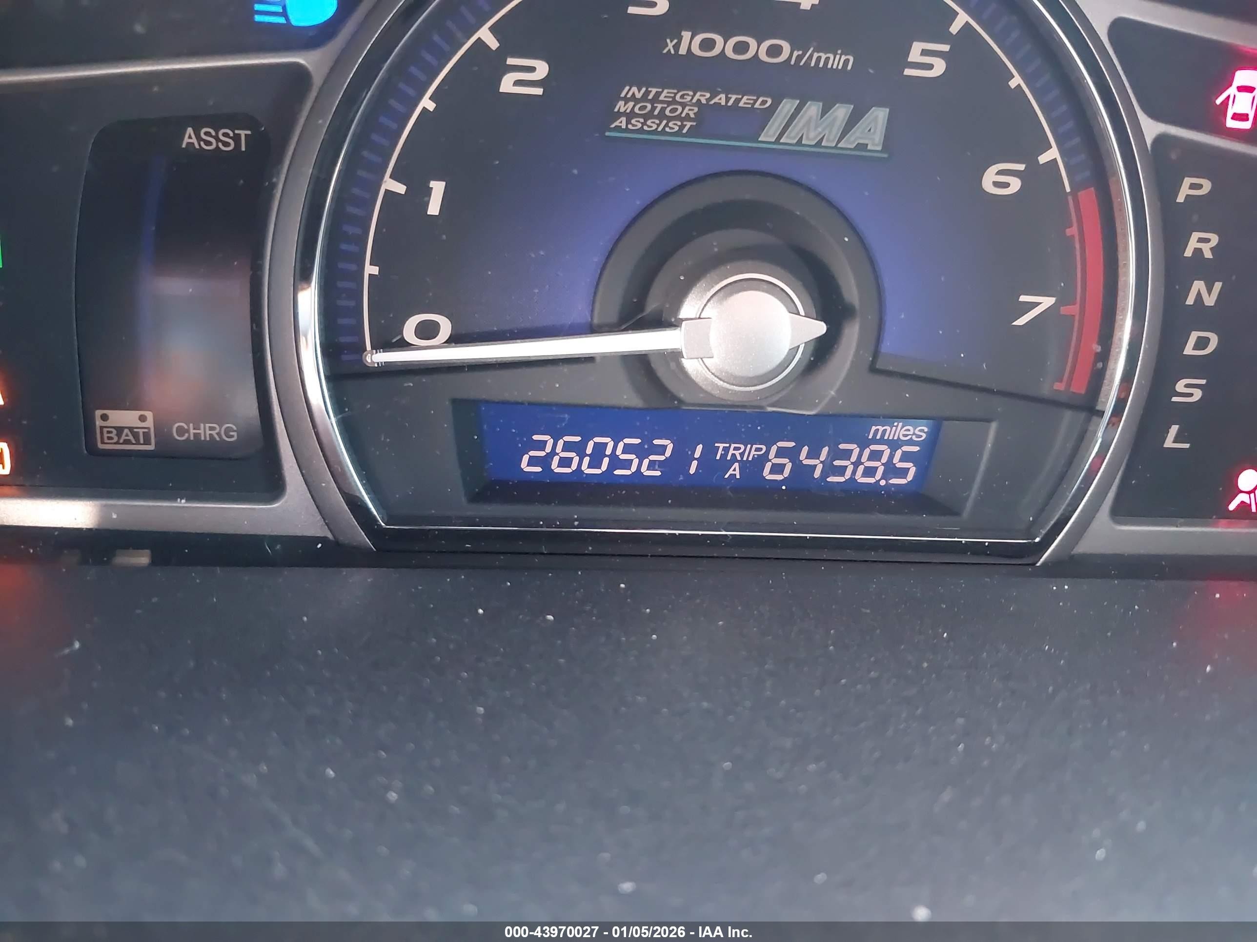 2010 Honda Civic Hybrid   Silver vin: JHMFA3F20AS002899