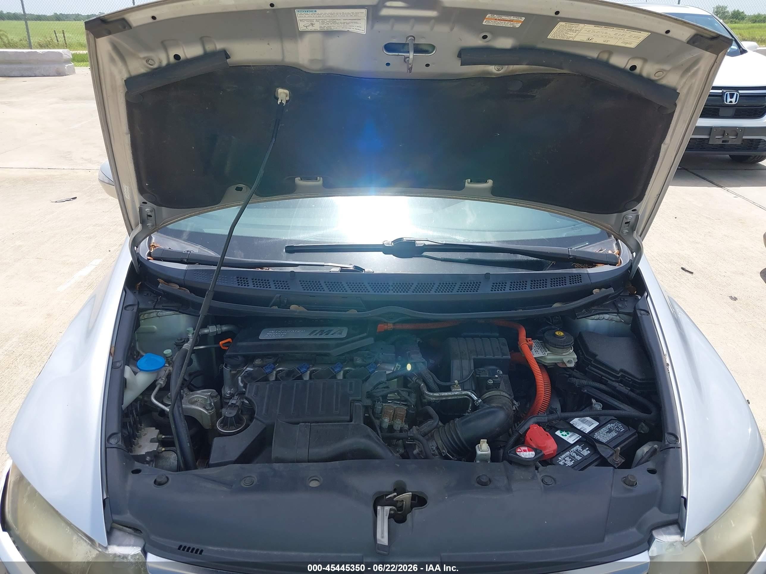 2010 Honda Civic Hybrid   Серебряный vin: JHMFA3F20AS005012