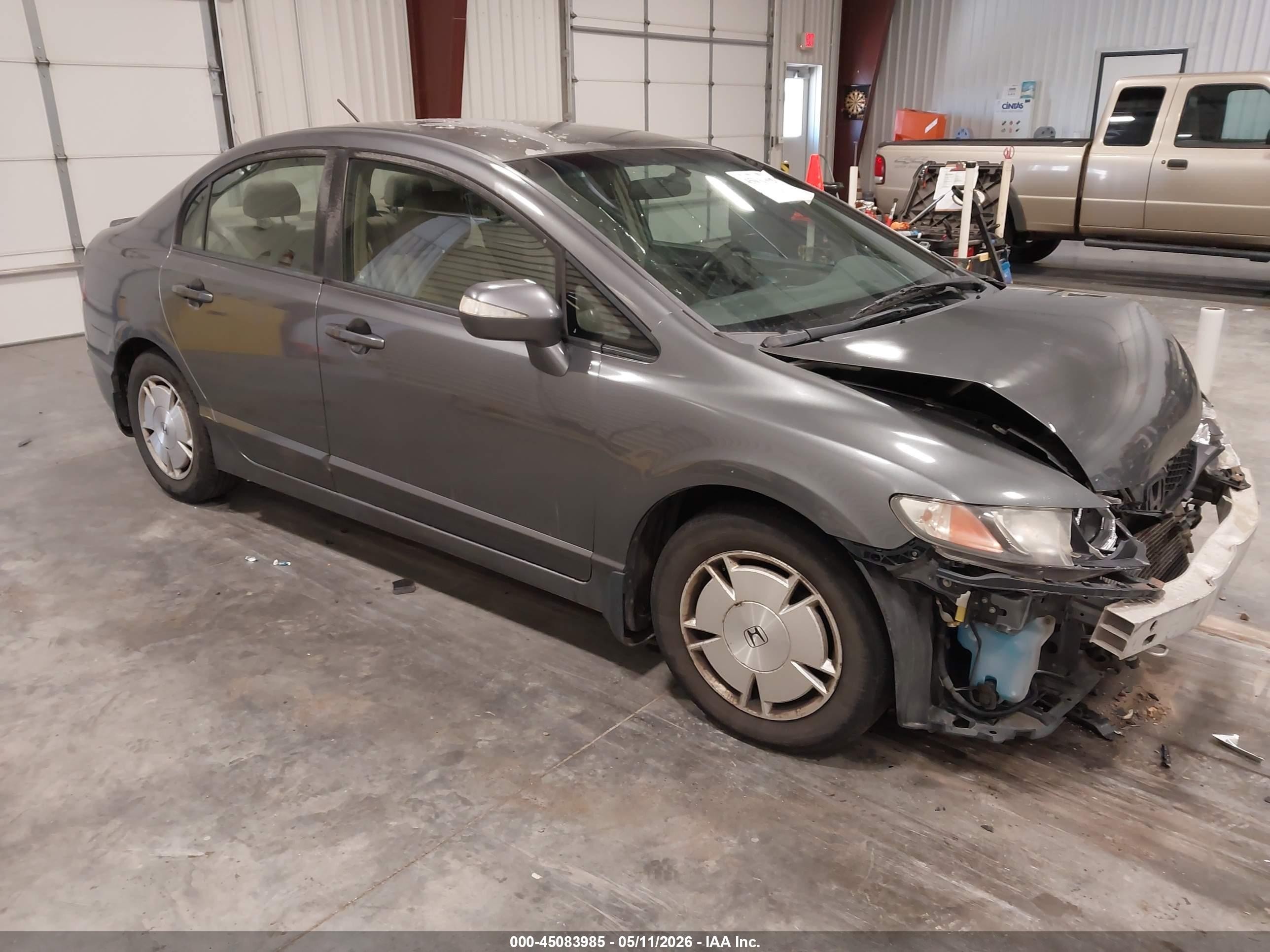 2010 Honda Civic Hybrid   Серый vin: JHMFA3F20AS005348