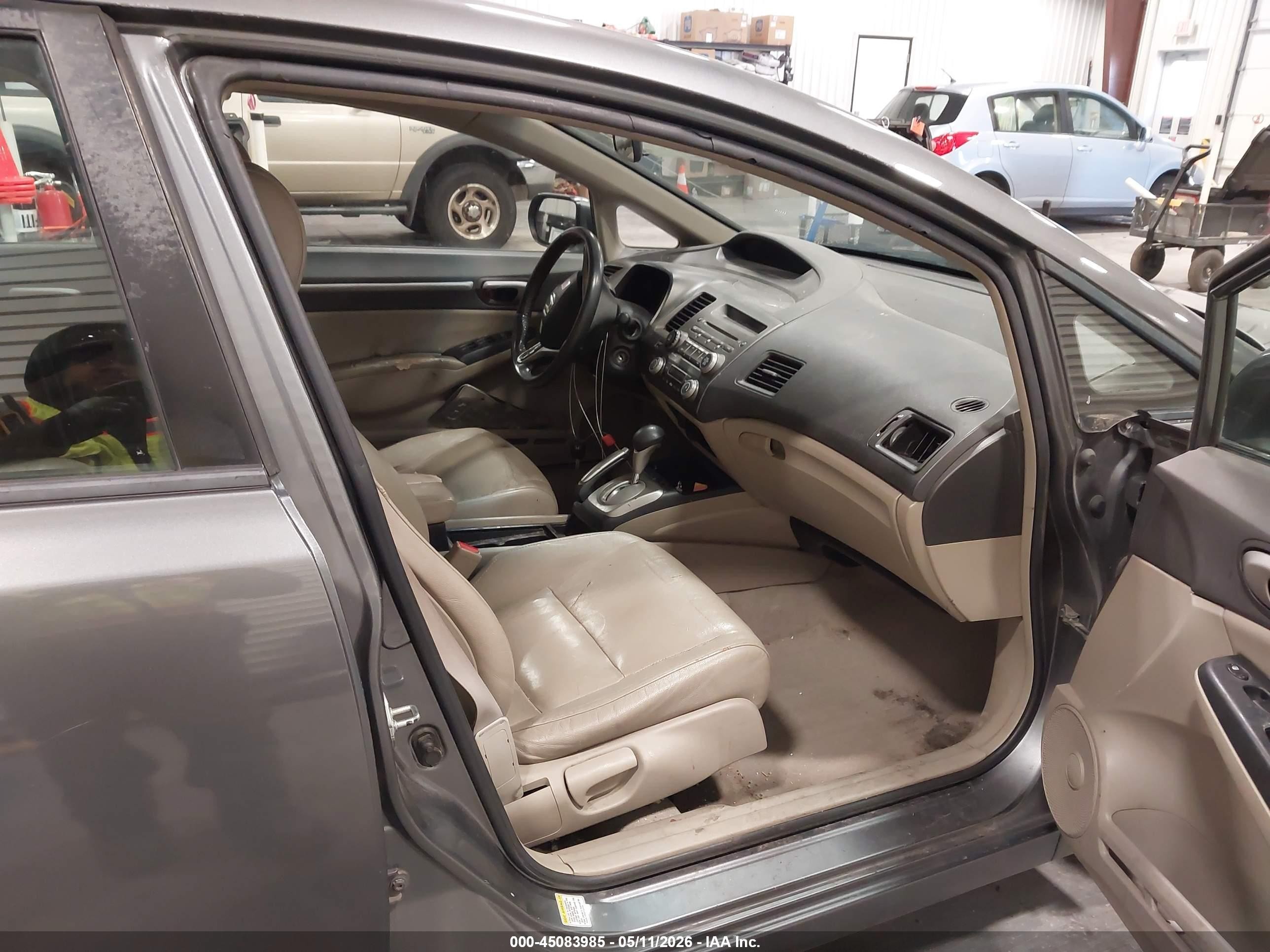 2010 Honda Civic Hybrid   Серый vin: JHMFA3F20AS005348