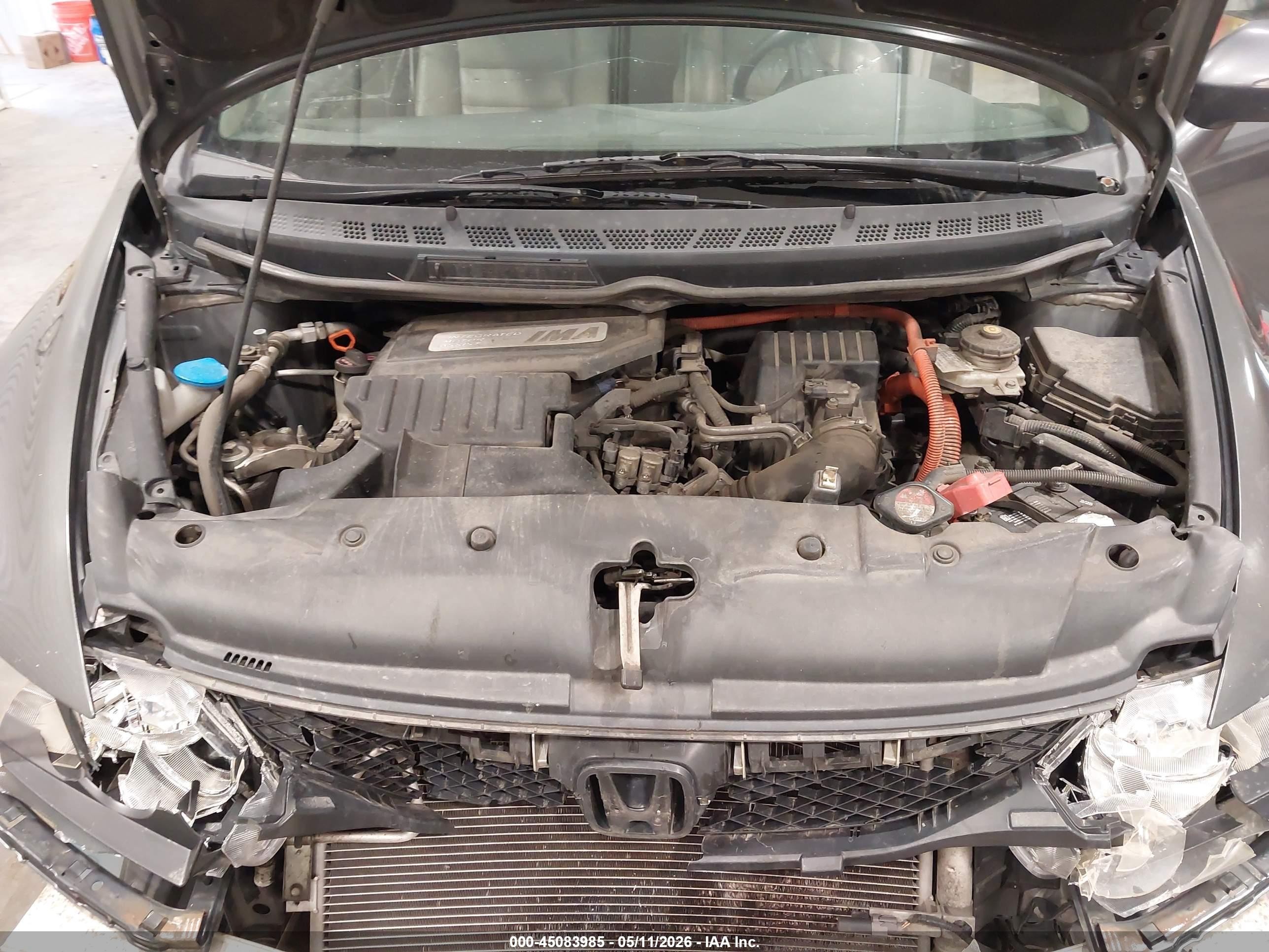 2010 Honda Civic Hybrid   Серый vin: JHMFA3F20AS005348