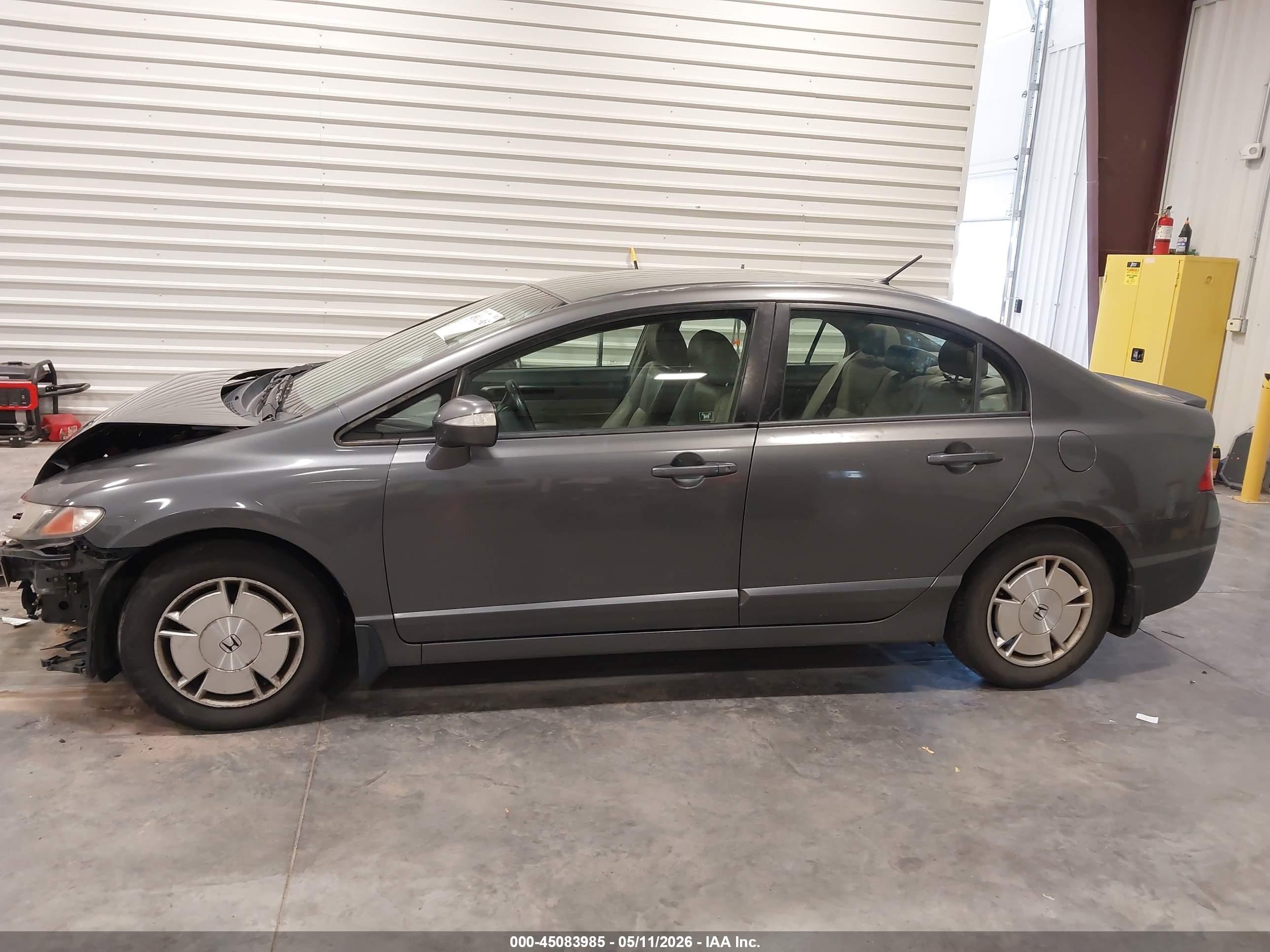 2010 Honda Civic Hybrid   Серый vin: JHMFA3F20AS005348