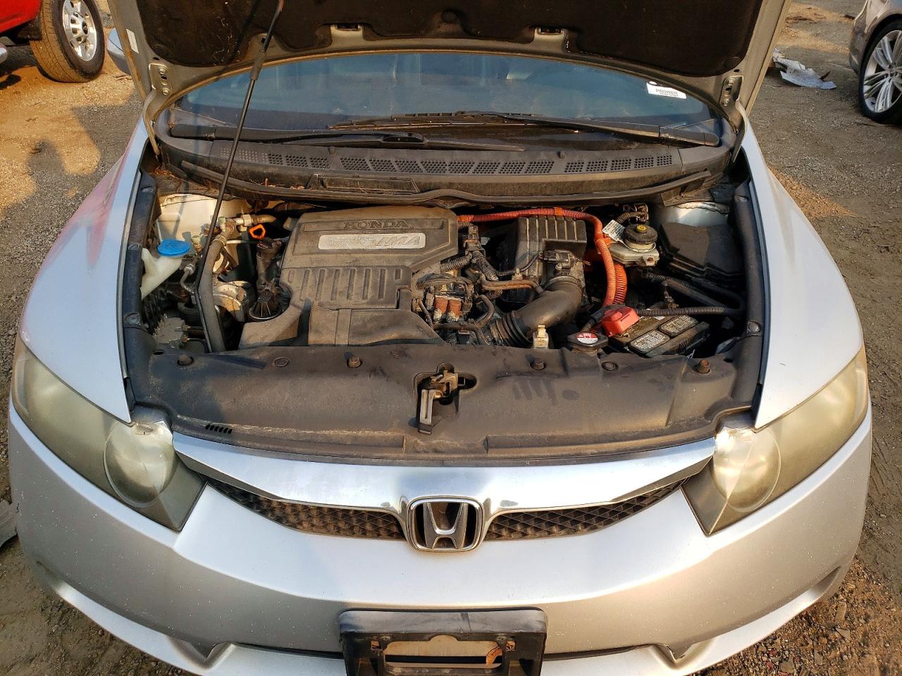2010 Honda Civic Hybrid Серебряный vin: JHMFA3F20AS006600