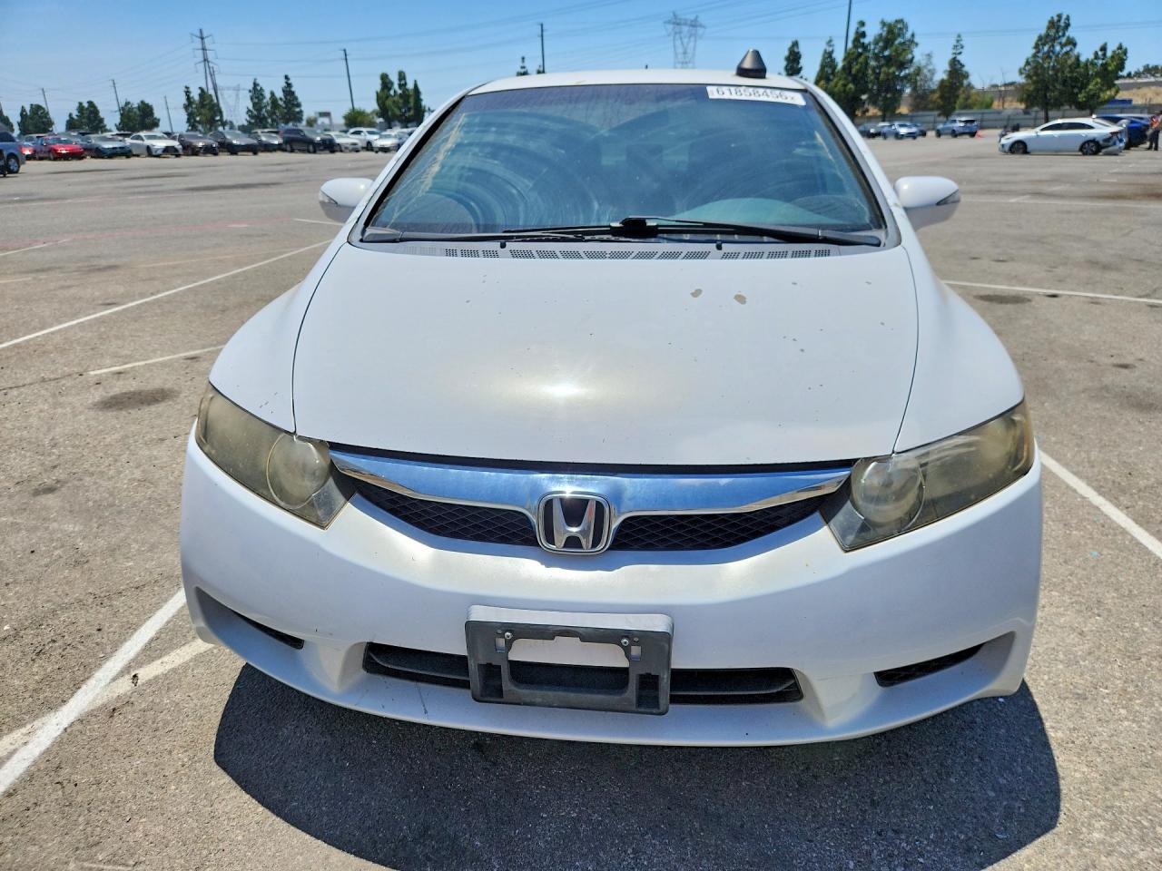 2011 Honda Civic Hybrid White vin: JHMFA3F20BS000412