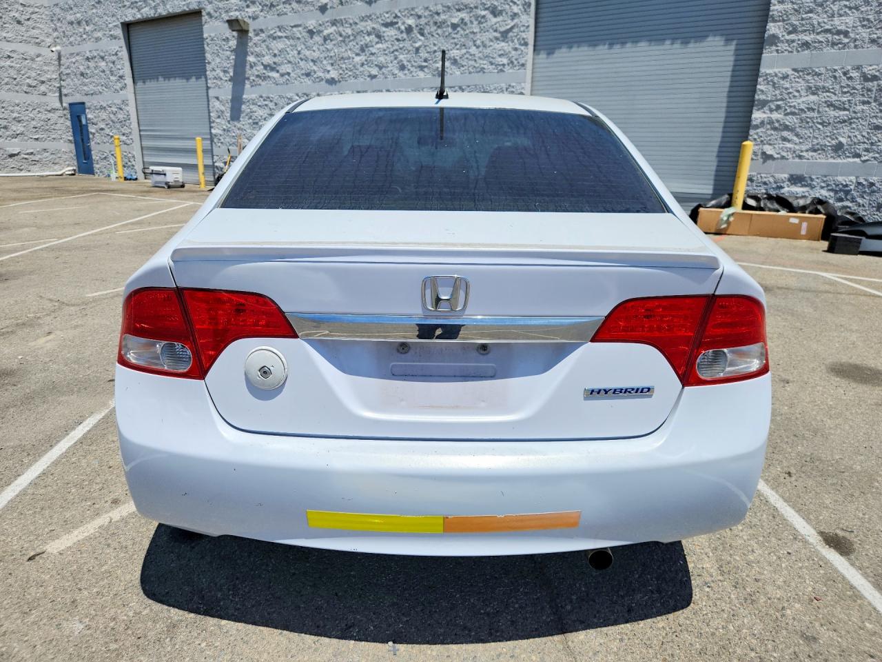 2011 Honda Civic Hybrid White vin: JHMFA3F20BS000412