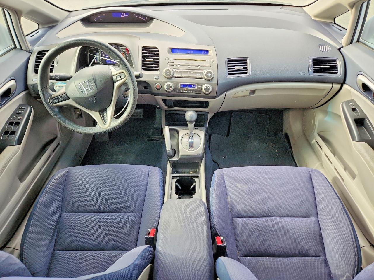 2011 Honda Civic Hybrid White vin: JHMFA3F20BS000412