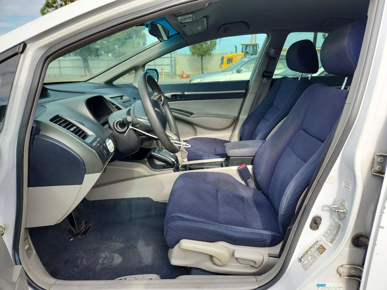 2011 Honda Civic Hybrid White vin: JHMFA3F20BS000412