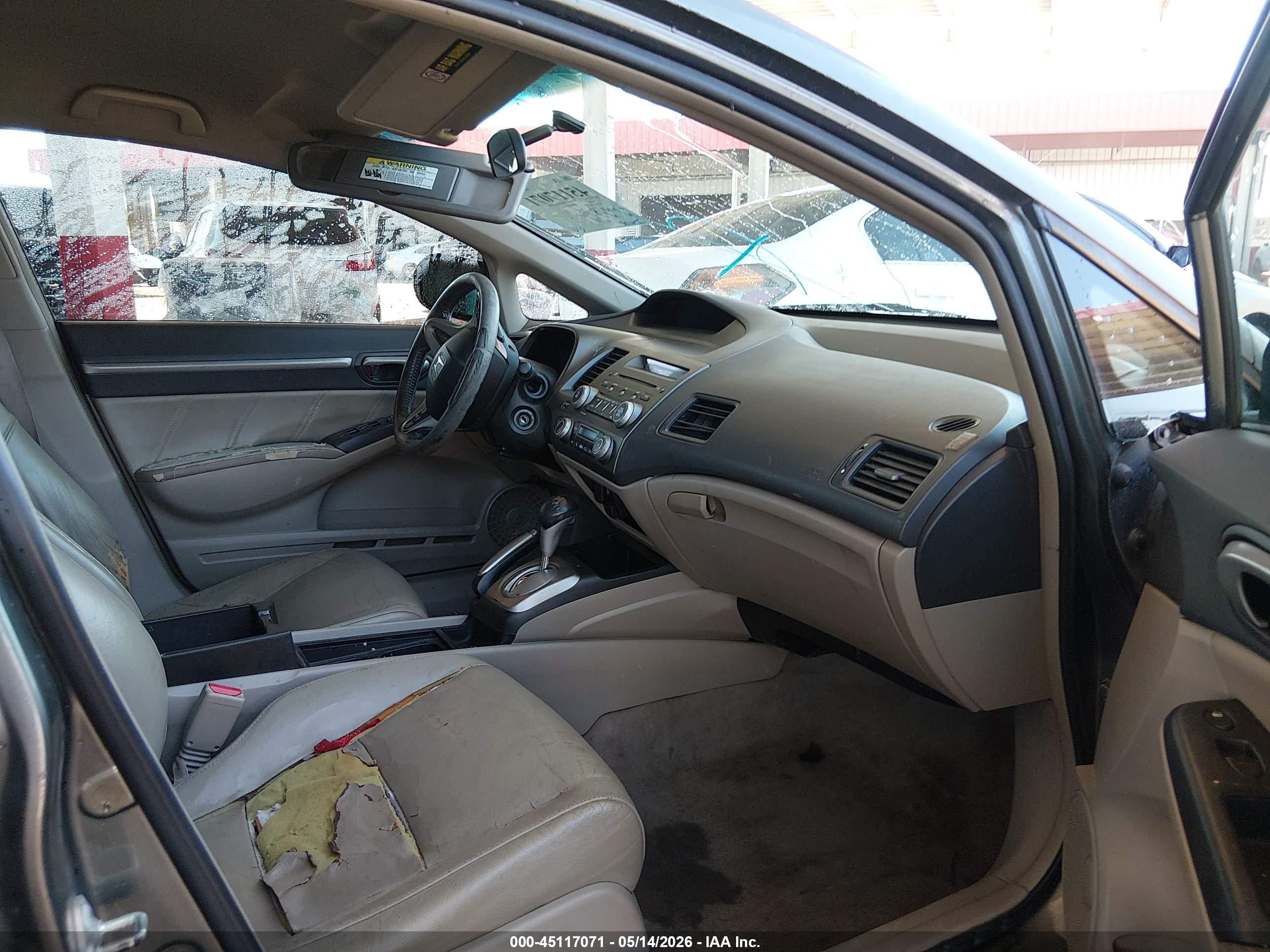 2010 Honda Civic Hybrid   Silver vin: JHMFA3F21AS007450