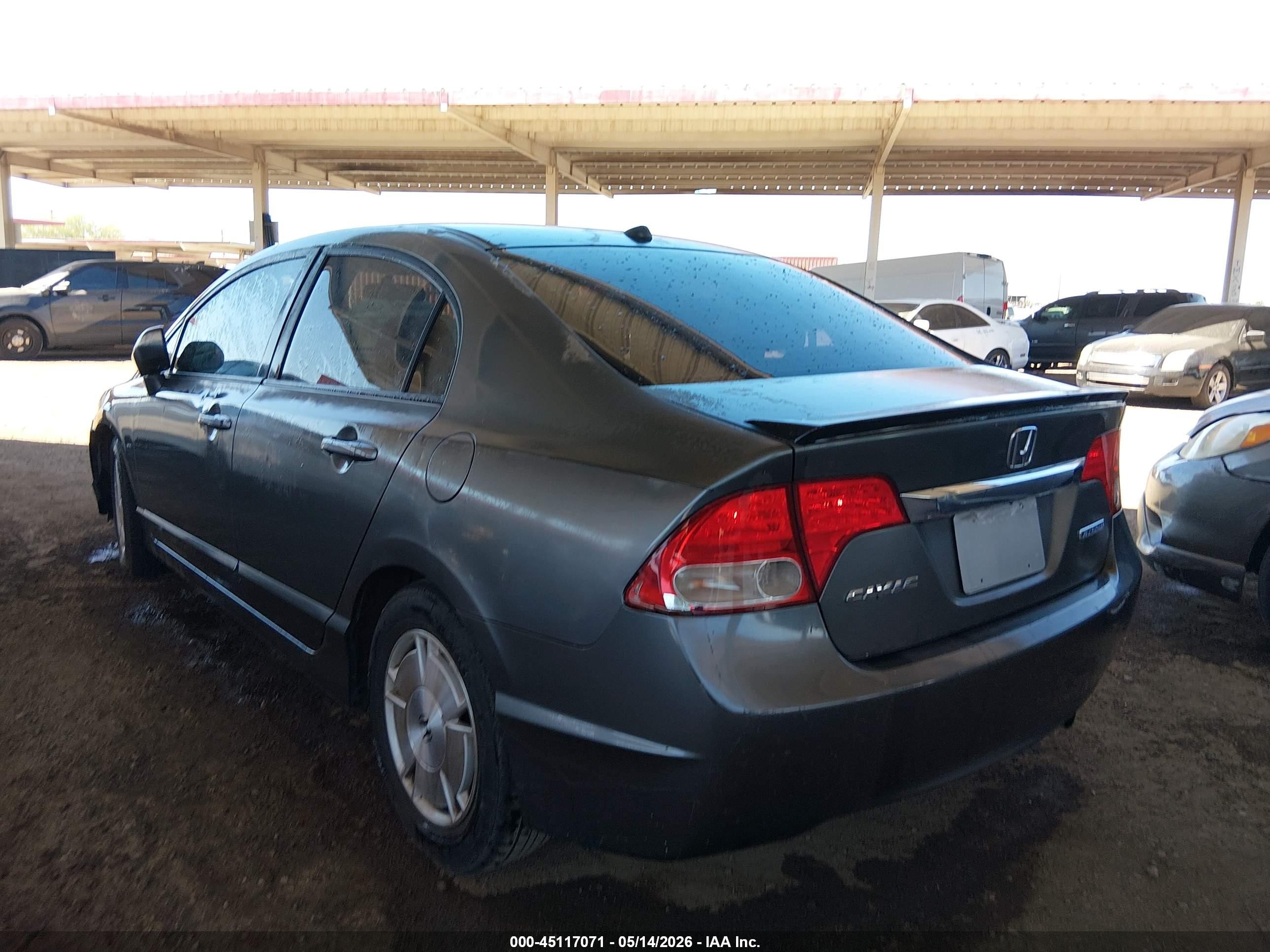 2010 Honda Civic Hybrid   Silver vin: JHMFA3F21AS007450