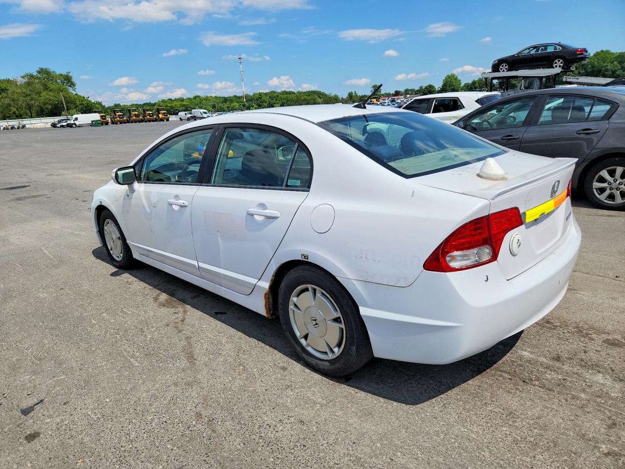 2011 Honda Civic Hybrid Белый vin: JHMFA3F21BS000404