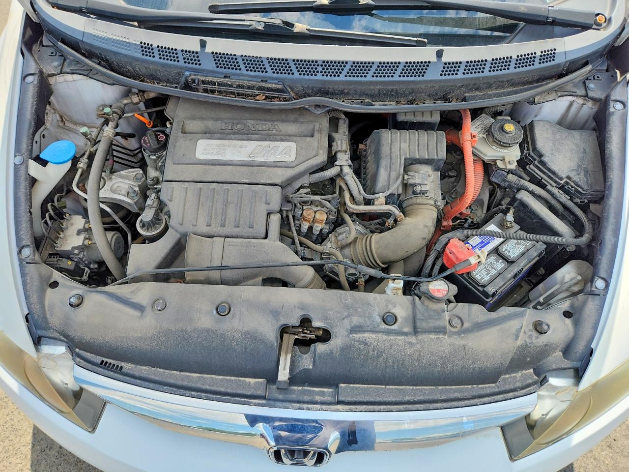 2011 Honda Civic Hybrid Белый vin: JHMFA3F21BS000404