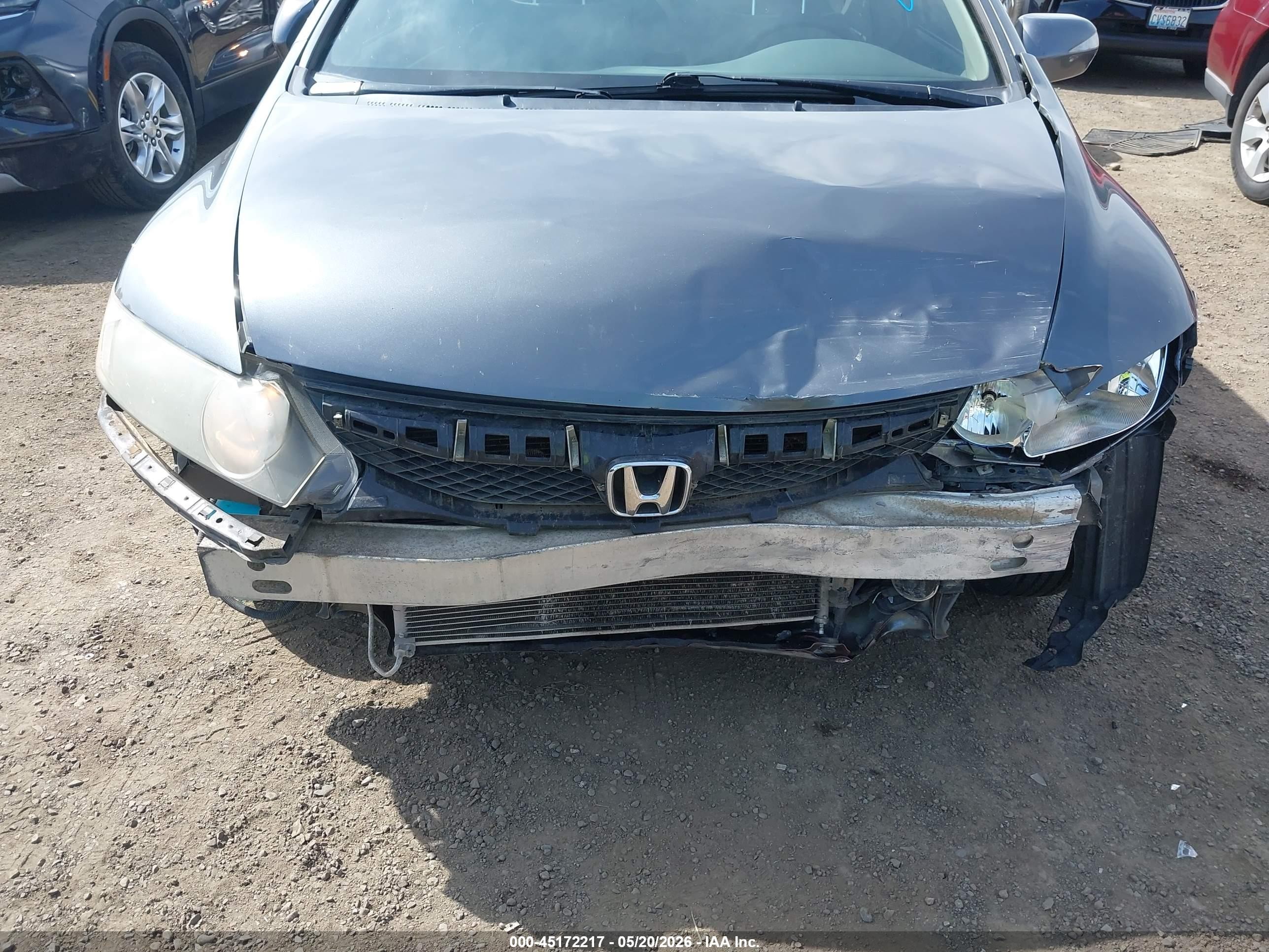 2010 Honda Civic Hybrid   Серый vin: JHMFA3F22AS002385