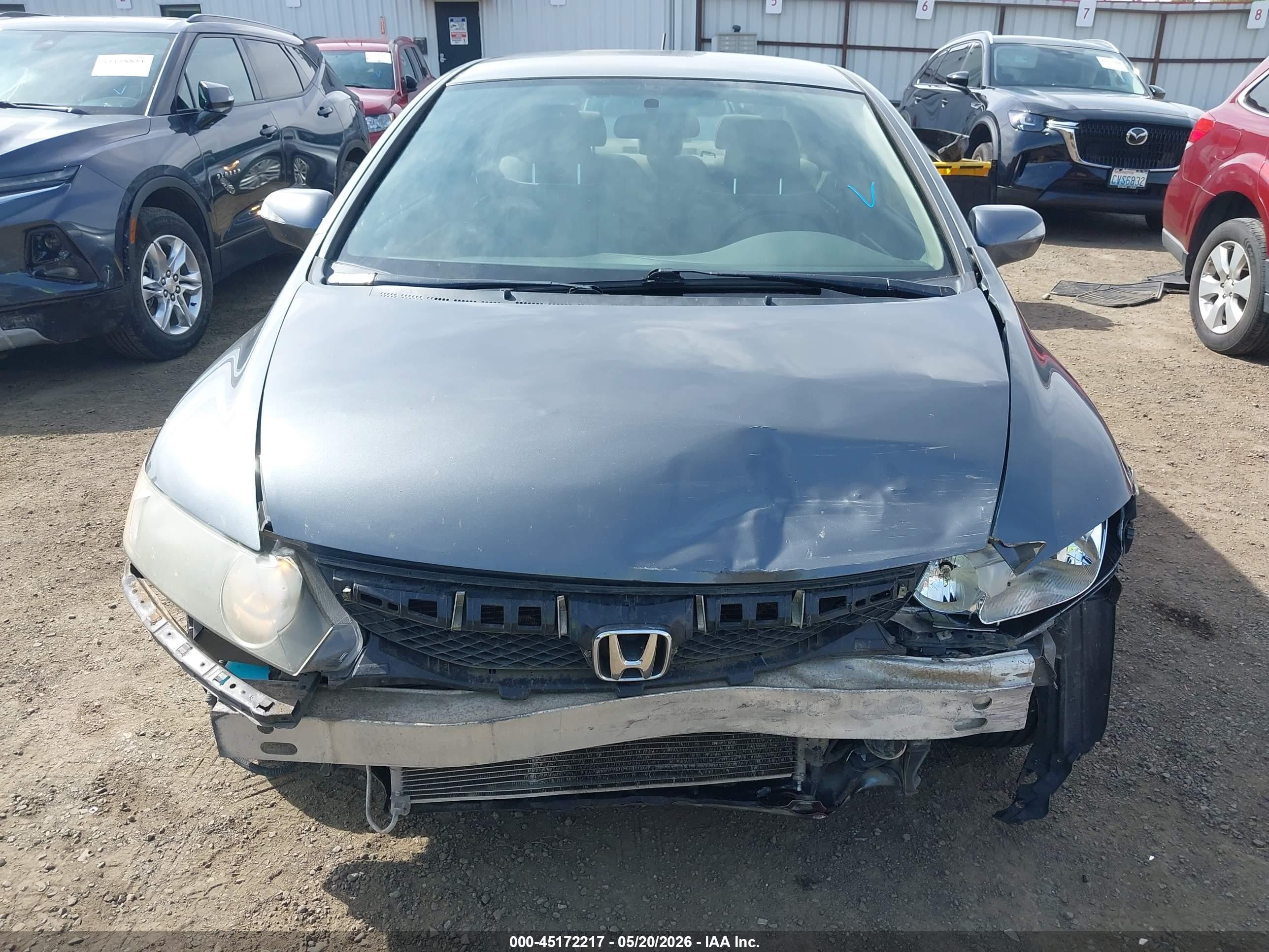 2010 Honda Civic Hybrid   Серый vin: JHMFA3F22AS002385
