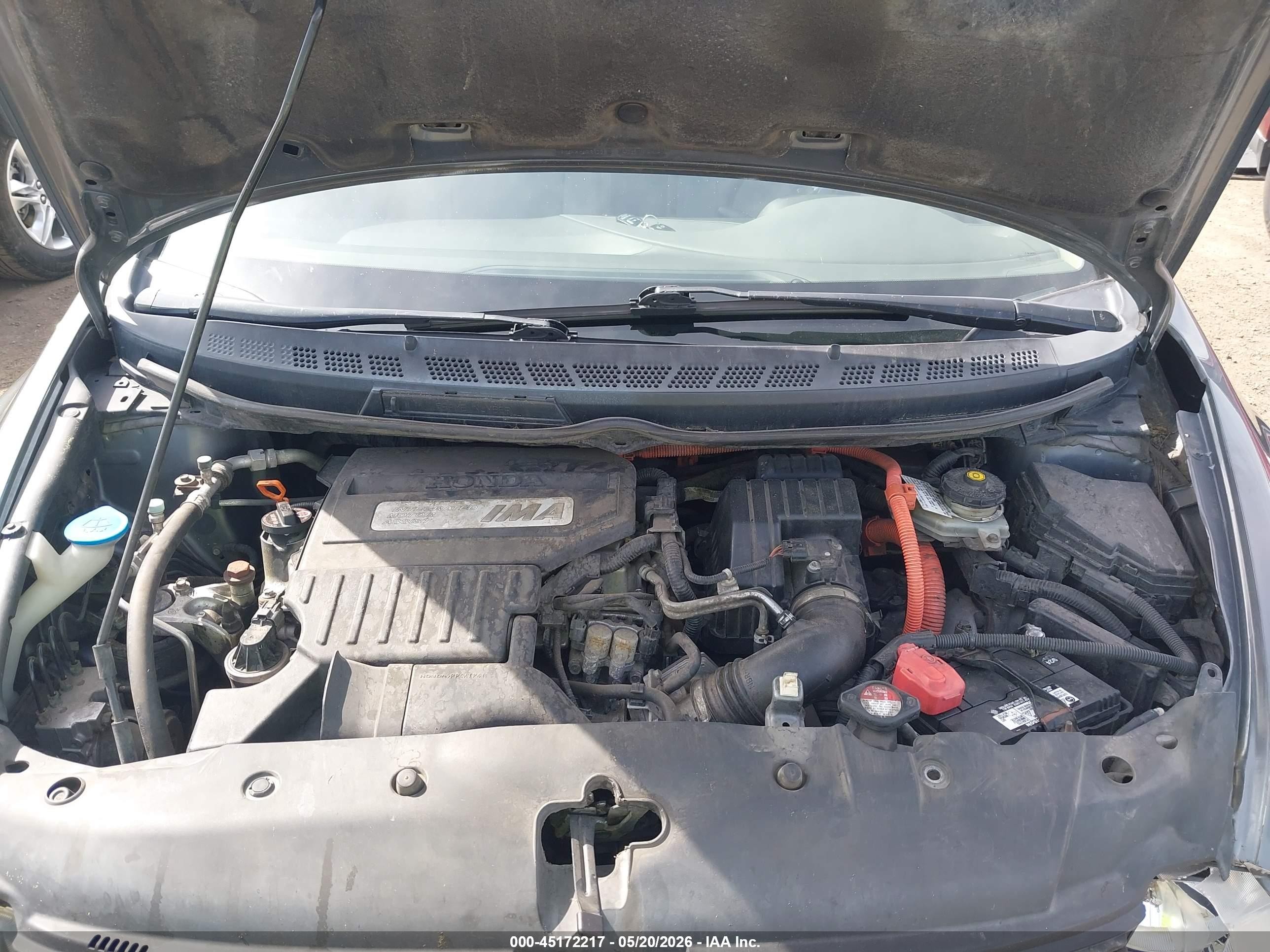 2010 Honda Civic Hybrid   Серый vin: JHMFA3F22AS002385