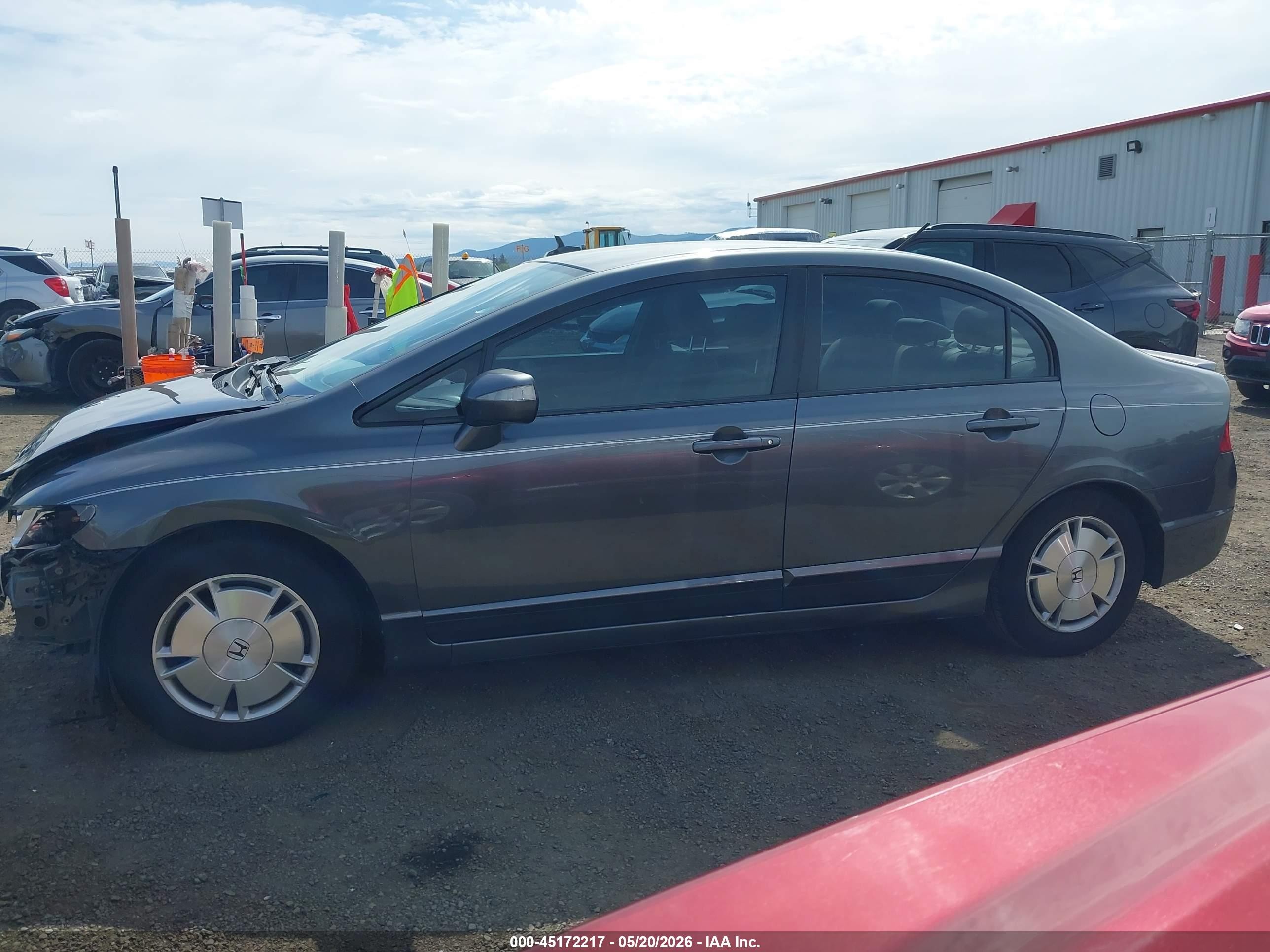 2010 Honda Civic Hybrid   Серый vin: JHMFA3F22AS002385