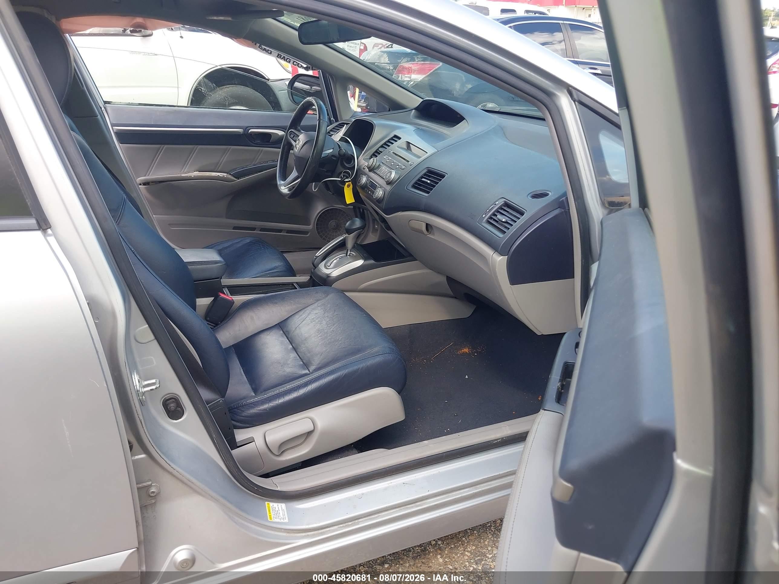 2010 Honda Civic Hybrid   Silver vin: JHMFA3F22AS003830