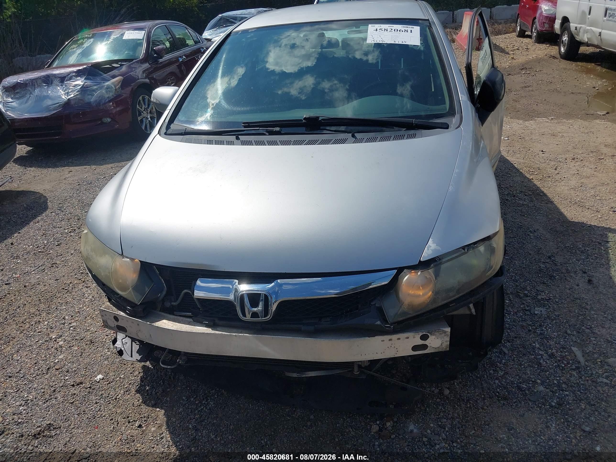 2010 Honda Civic Hybrid   Silver vin: JHMFA3F22AS003830
