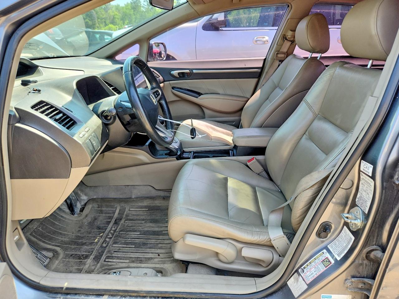 2010 Honda Civic Hybrid Gray vin: JHMFA3F22AS006047