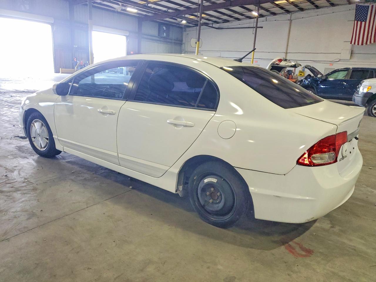 2010 Honda Civic Hybrid White vin: JHMFA3F22AS007411