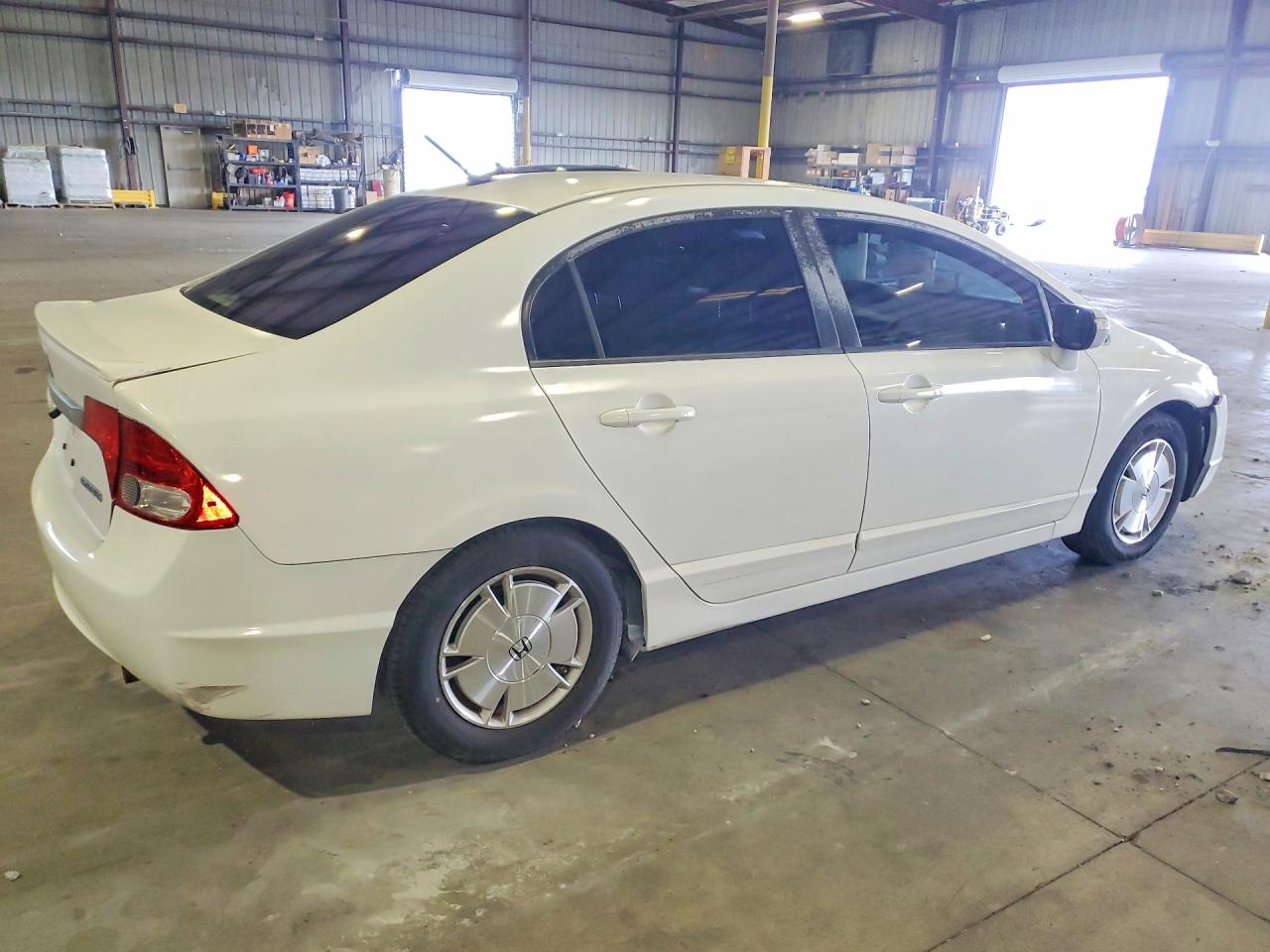 2010 Honda Civic Hybrid White vin: JHMFA3F22AS007411