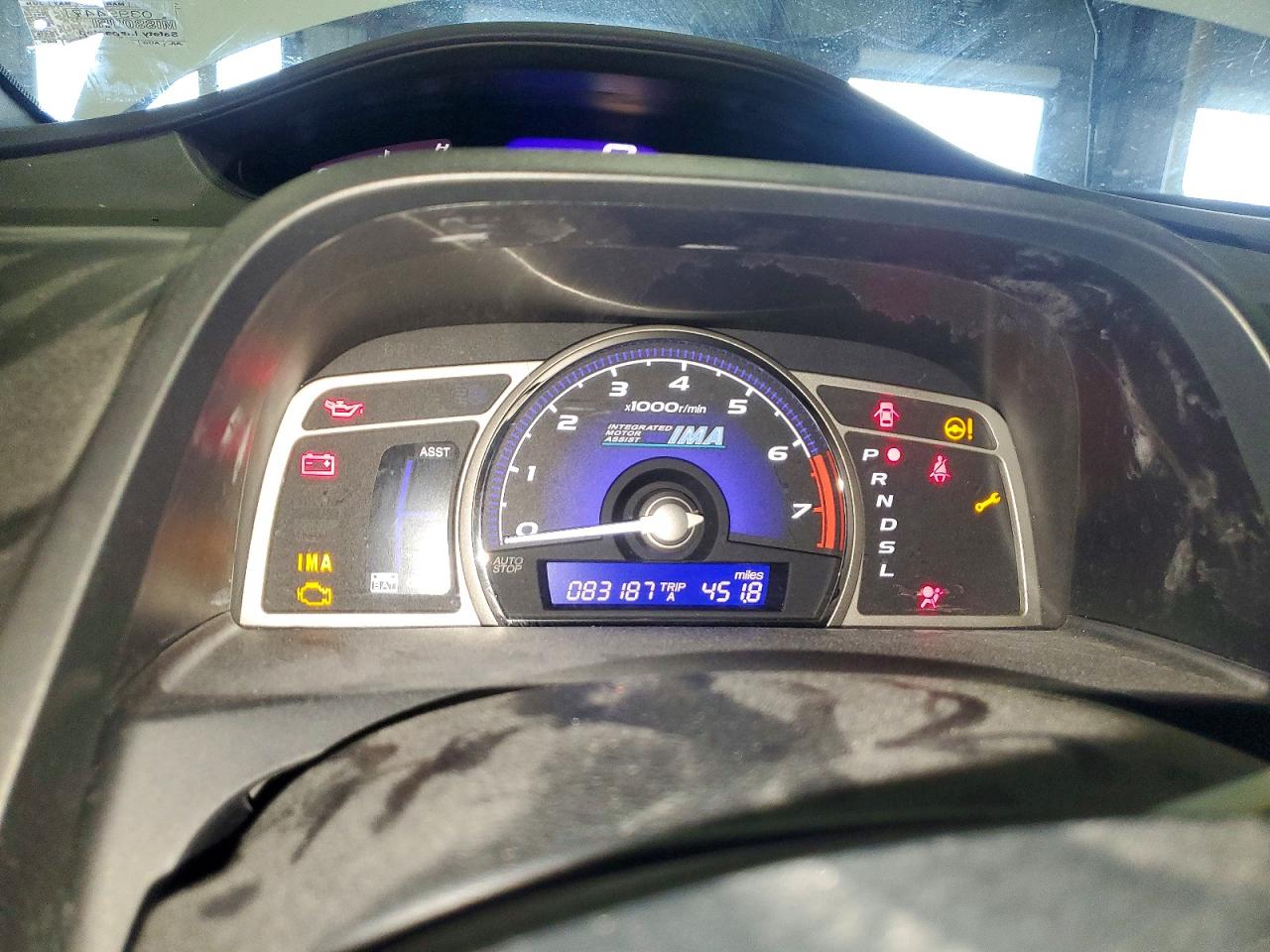 2010 Honda Civic Hybrid White vin: JHMFA3F22AS007411