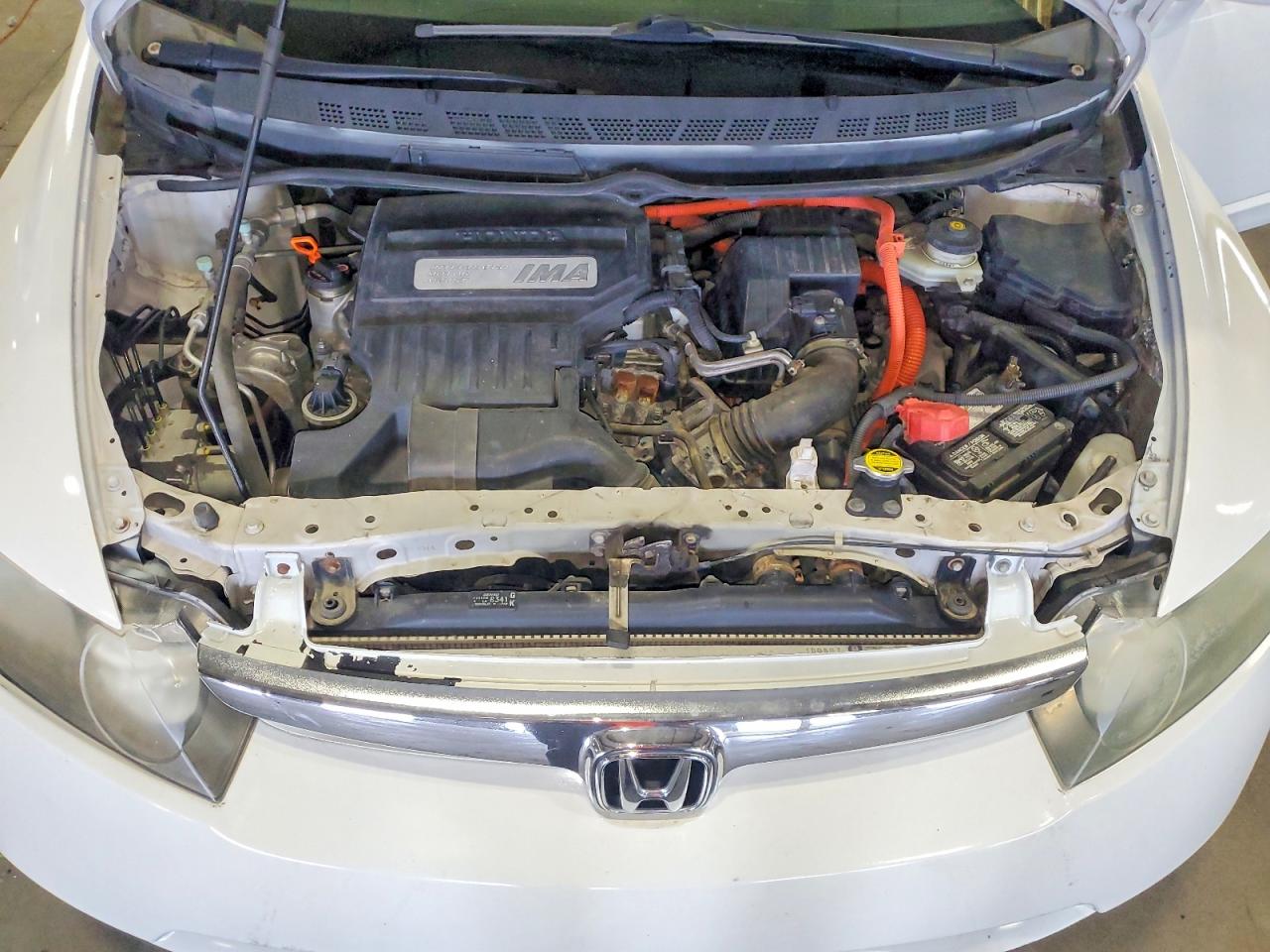 2010 Honda Civic Hybrid White vin: JHMFA3F22AS007411