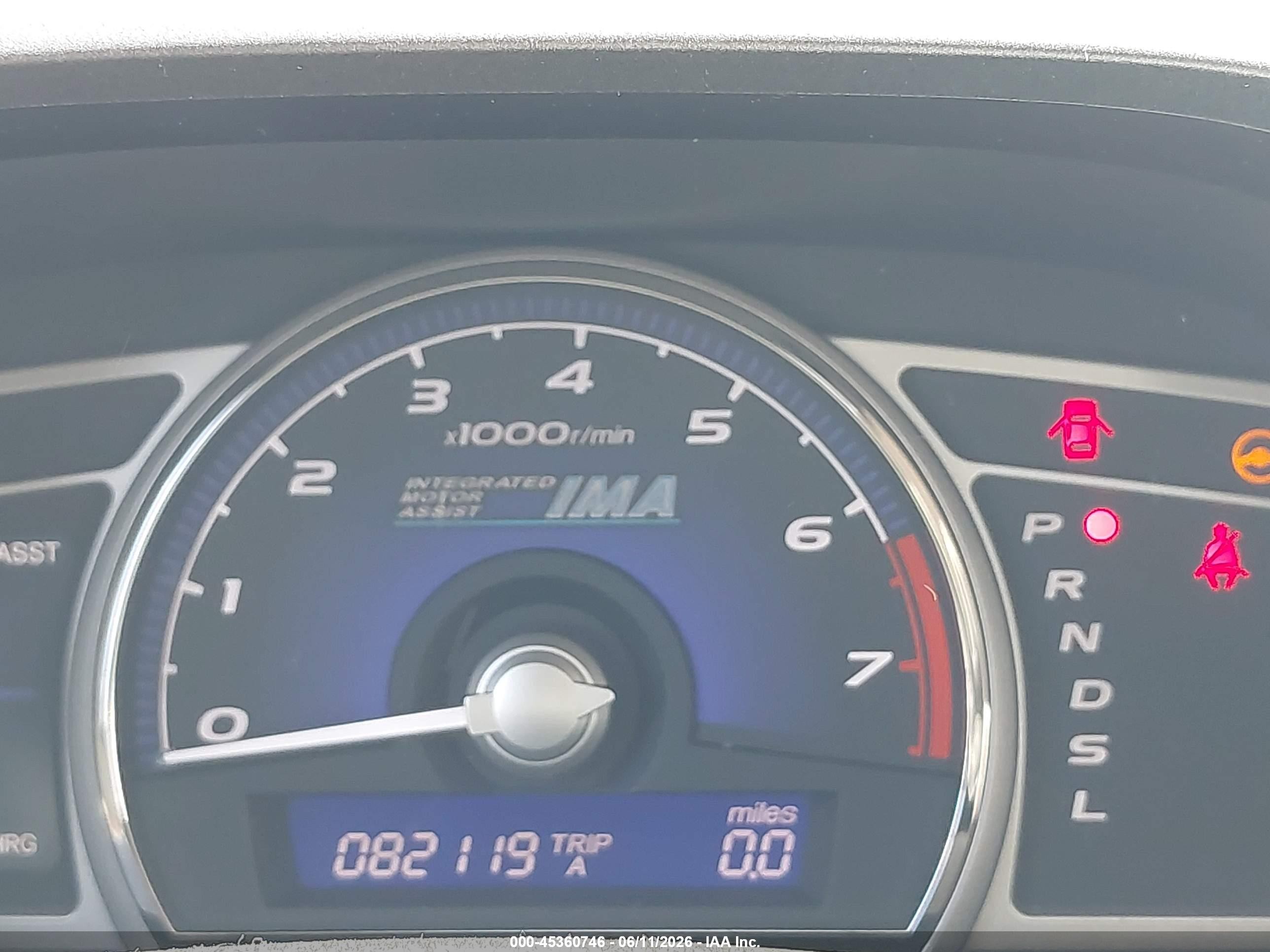 2010 Honda Civic Hybrid   Silver vin: JHMFA3F23AS003576