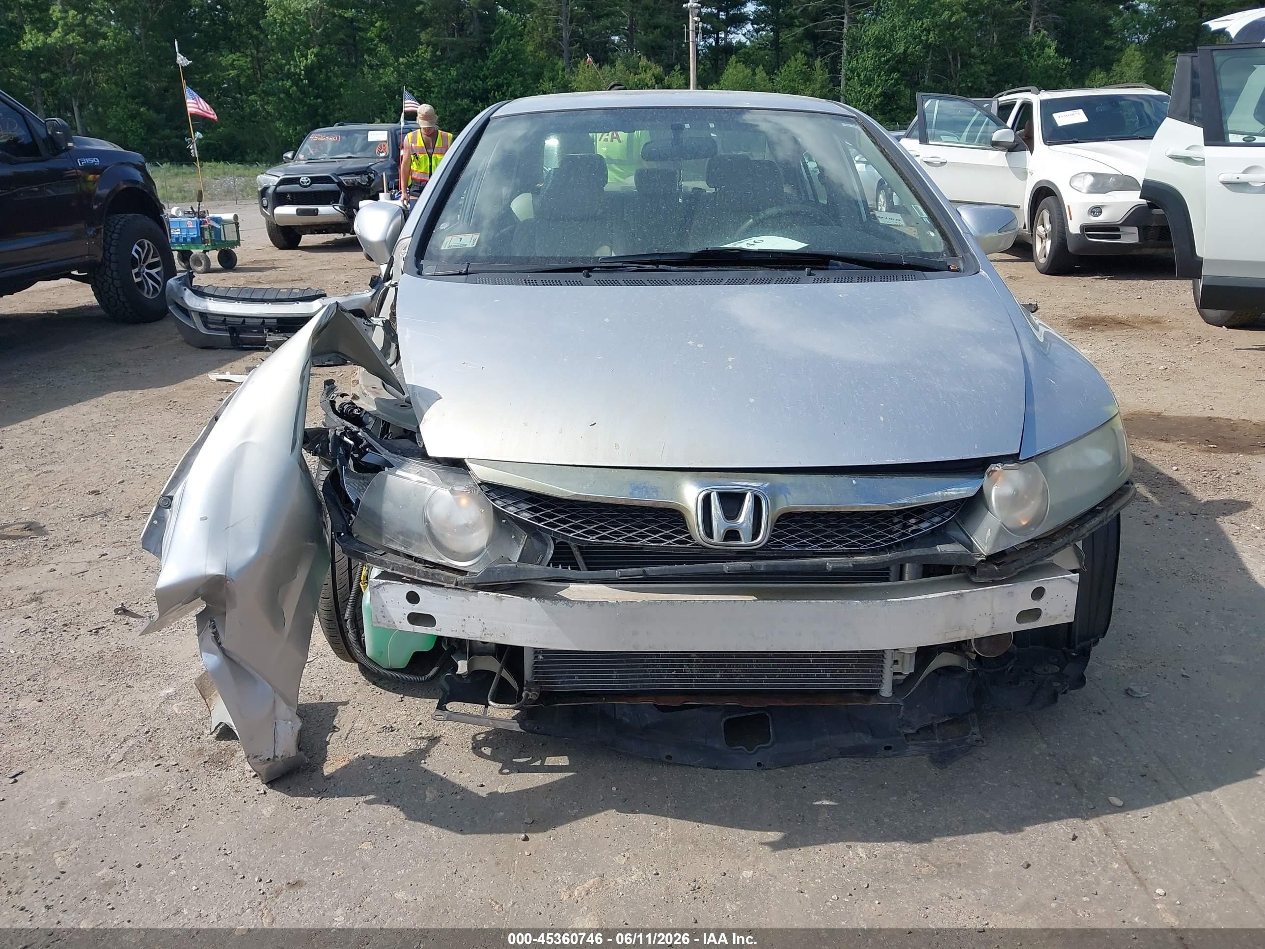 2010 Honda Civic Hybrid   Silver vin: JHMFA3F23AS003576