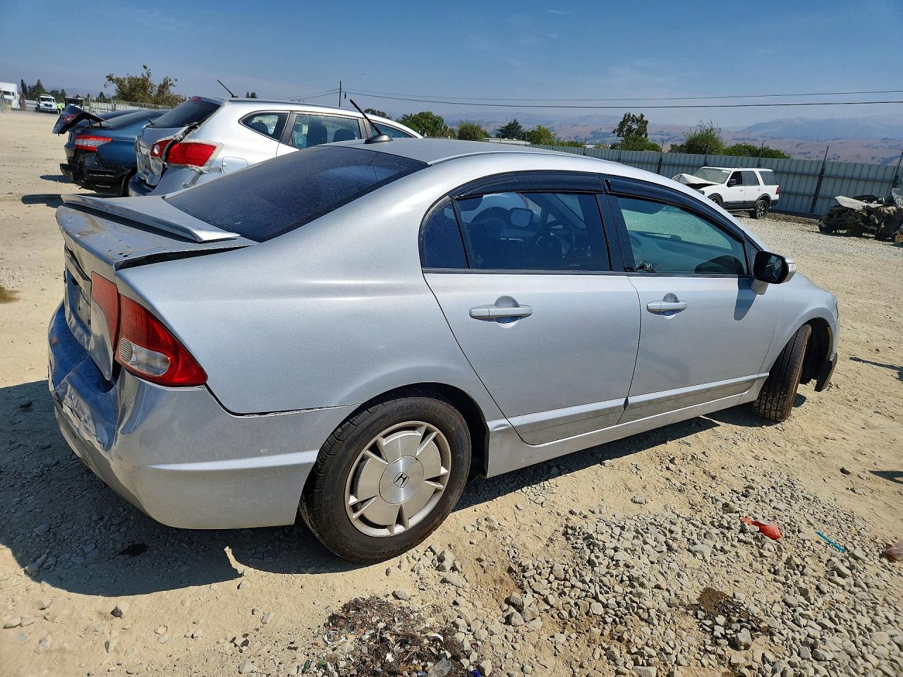 2010 Honda Civic Hybrid Silver vin: JHMFA3F23AS004548