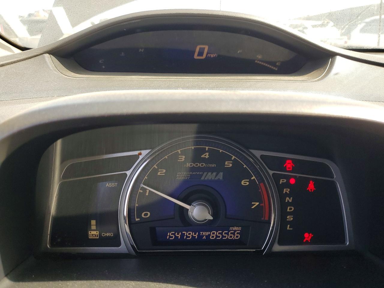 2010 Honda Civic Hybrid Black vin: JHMFA3F23AS005537
