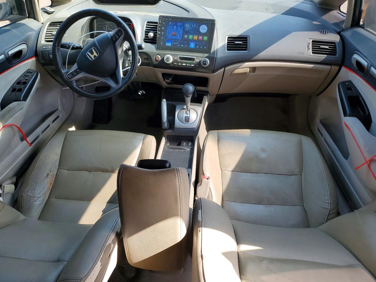 2010 Honda Civic Hybrid Black vin: JHMFA3F23AS005537