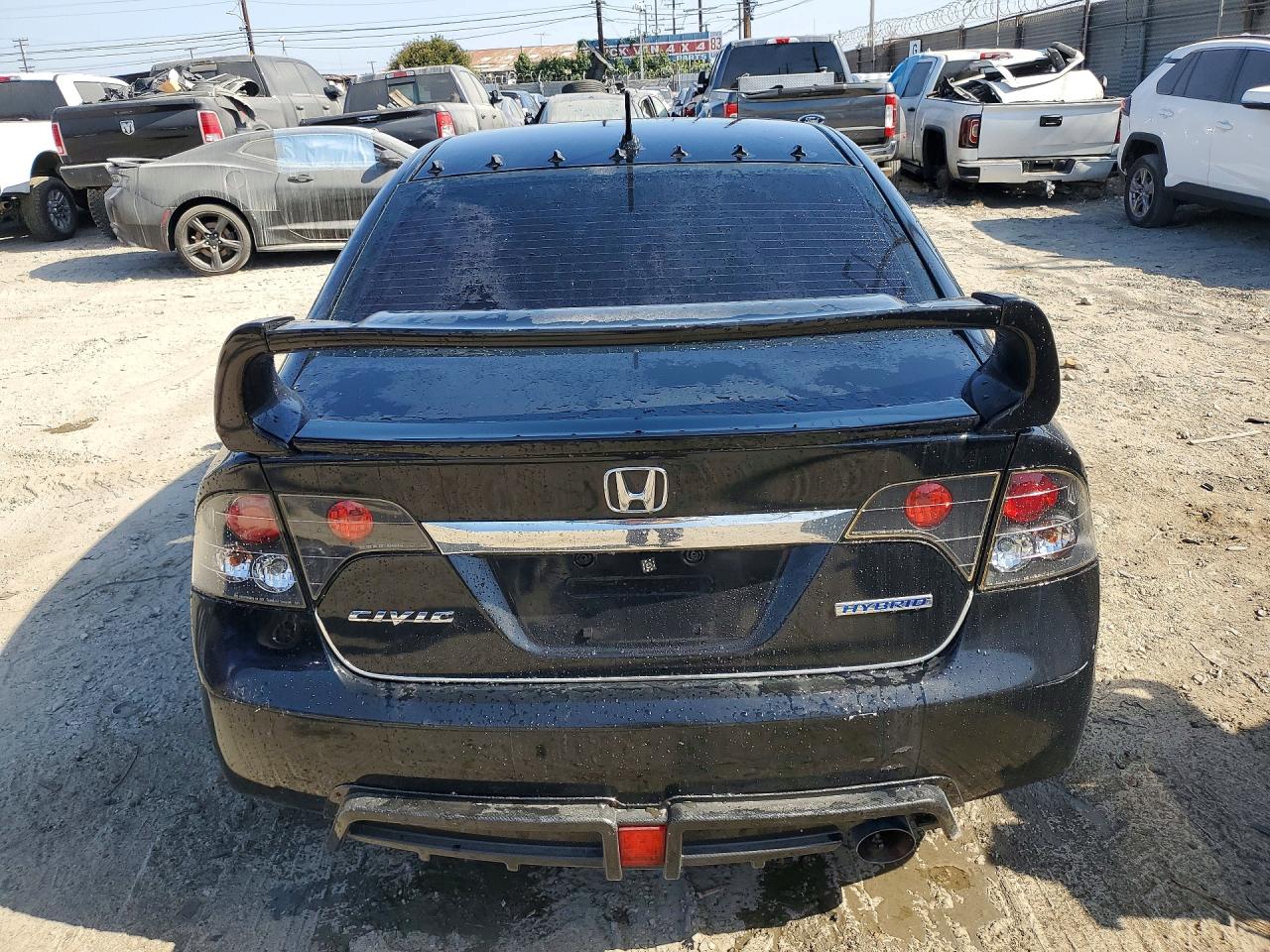 2010 Honda Civic Hybrid Black vin: JHMFA3F23AS005537