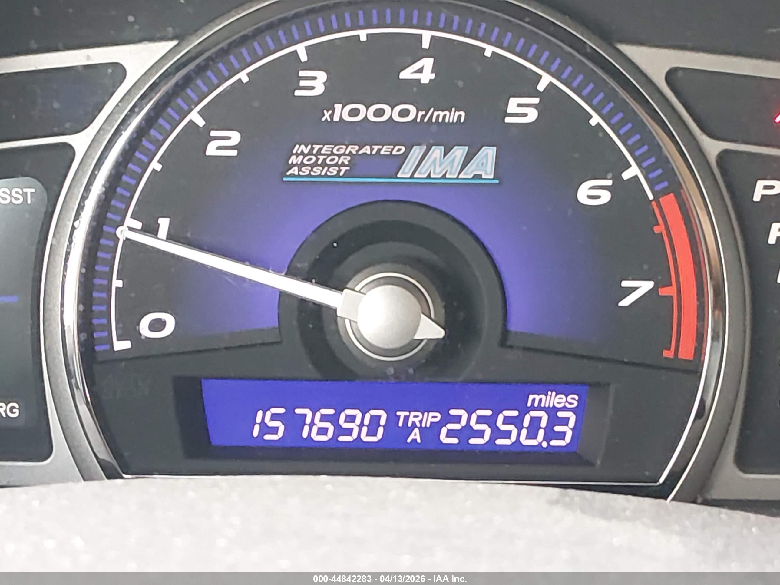 2010 Honda Civic Hybrid   Gray vin: JHMFA3F23AS005747