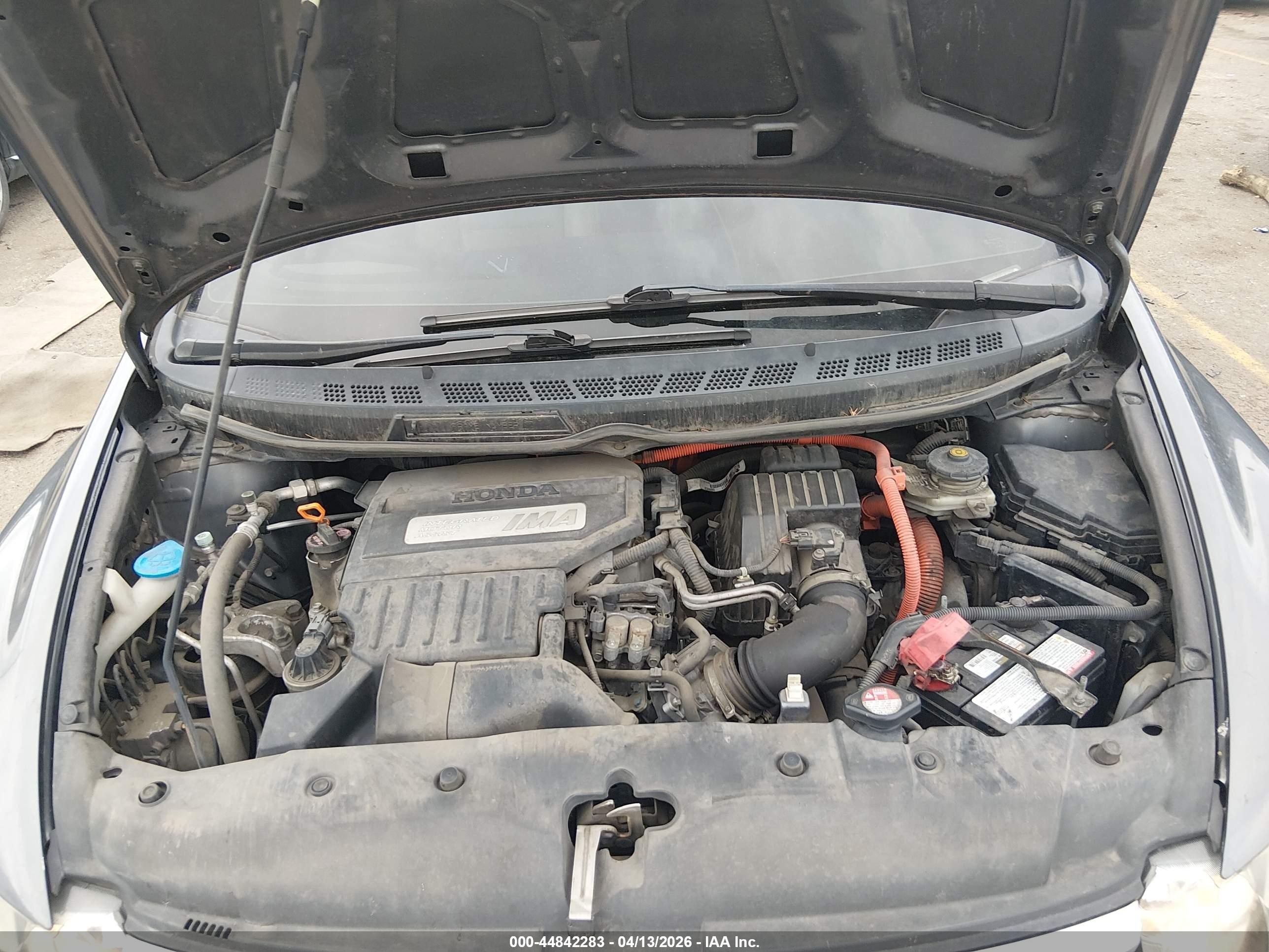 2010 Honda Civic Hybrid   Gray vin: JHMFA3F23AS005747