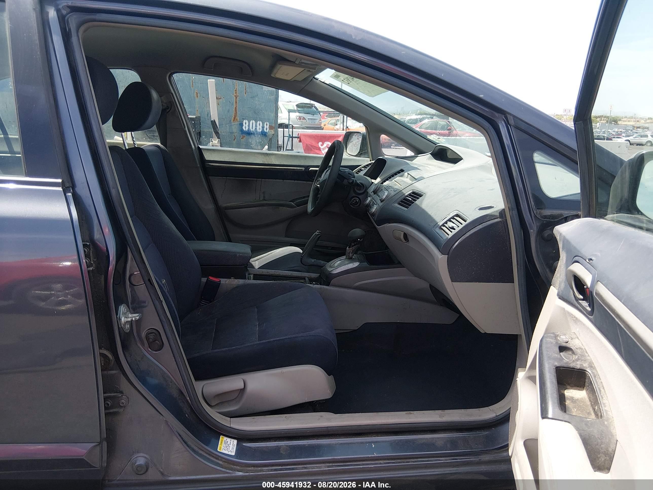 2010 Honda Civic Hybrid   Blue vin: JHMFA3F25AS001327
