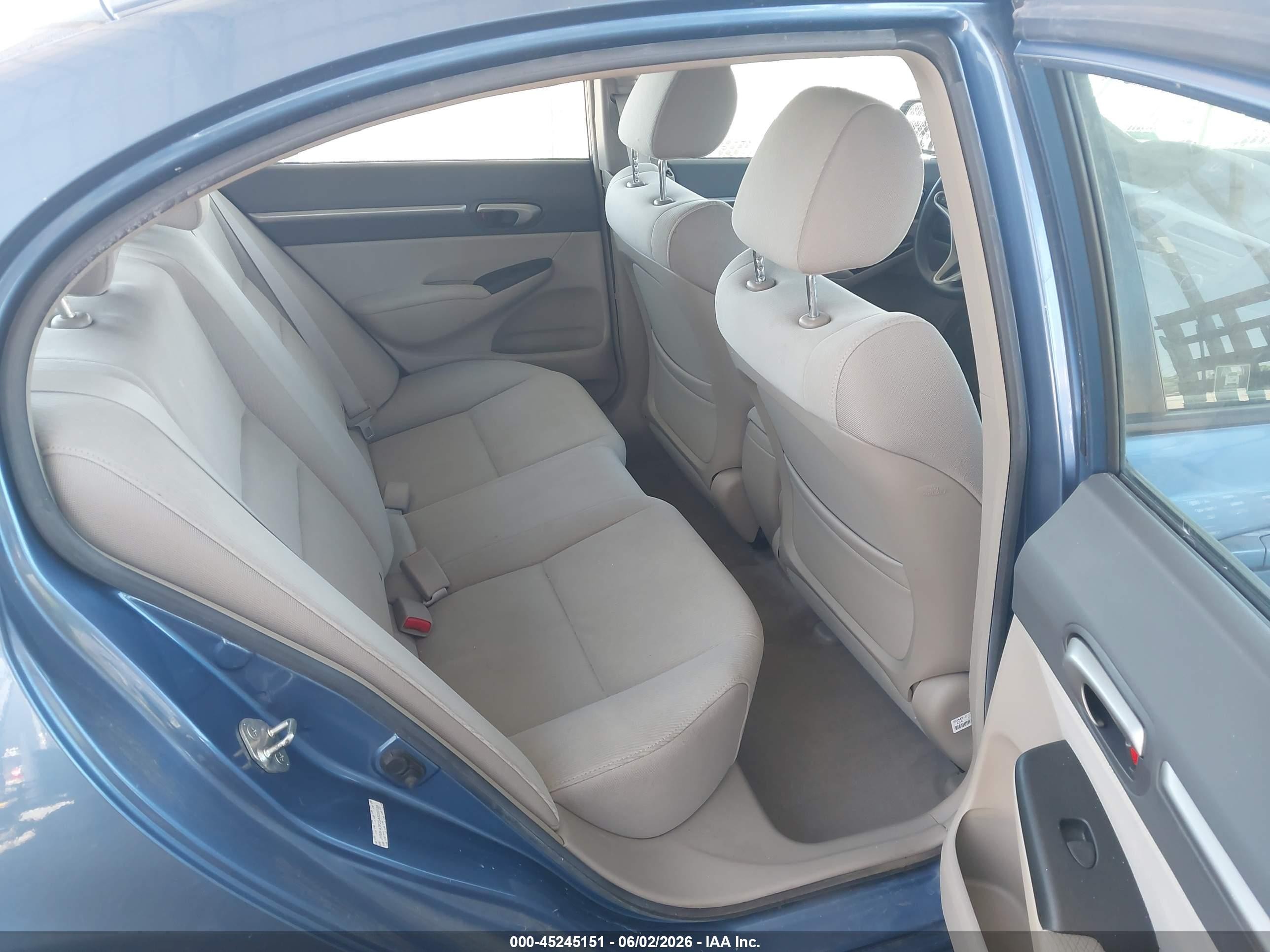 2010 Honda Civic Hybrid Синий vin: JHMFA3F25AS002199