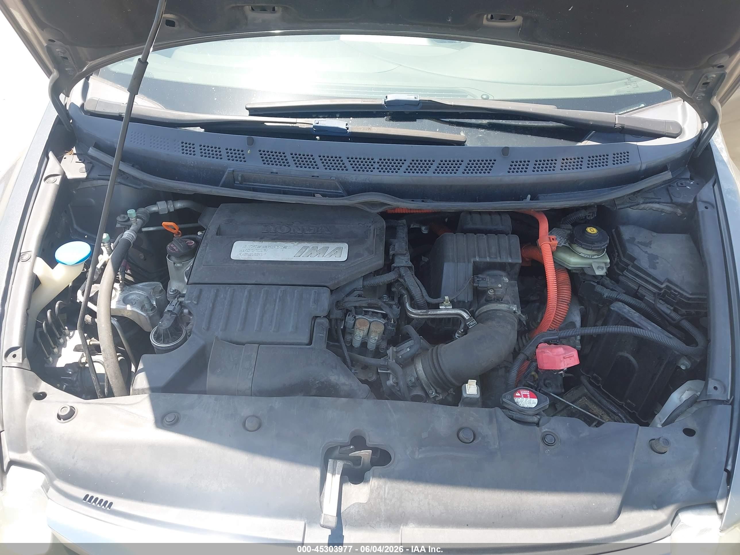 2010 Honda Civic Hybrid   Серый vin: JHMFA3F25AS003241