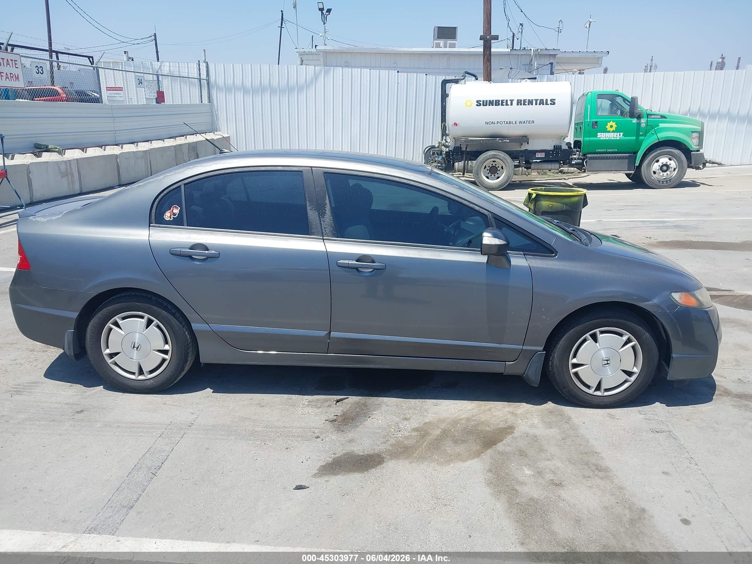 2010 Honda Civic Hybrid   Серый vin: JHMFA3F25AS003241