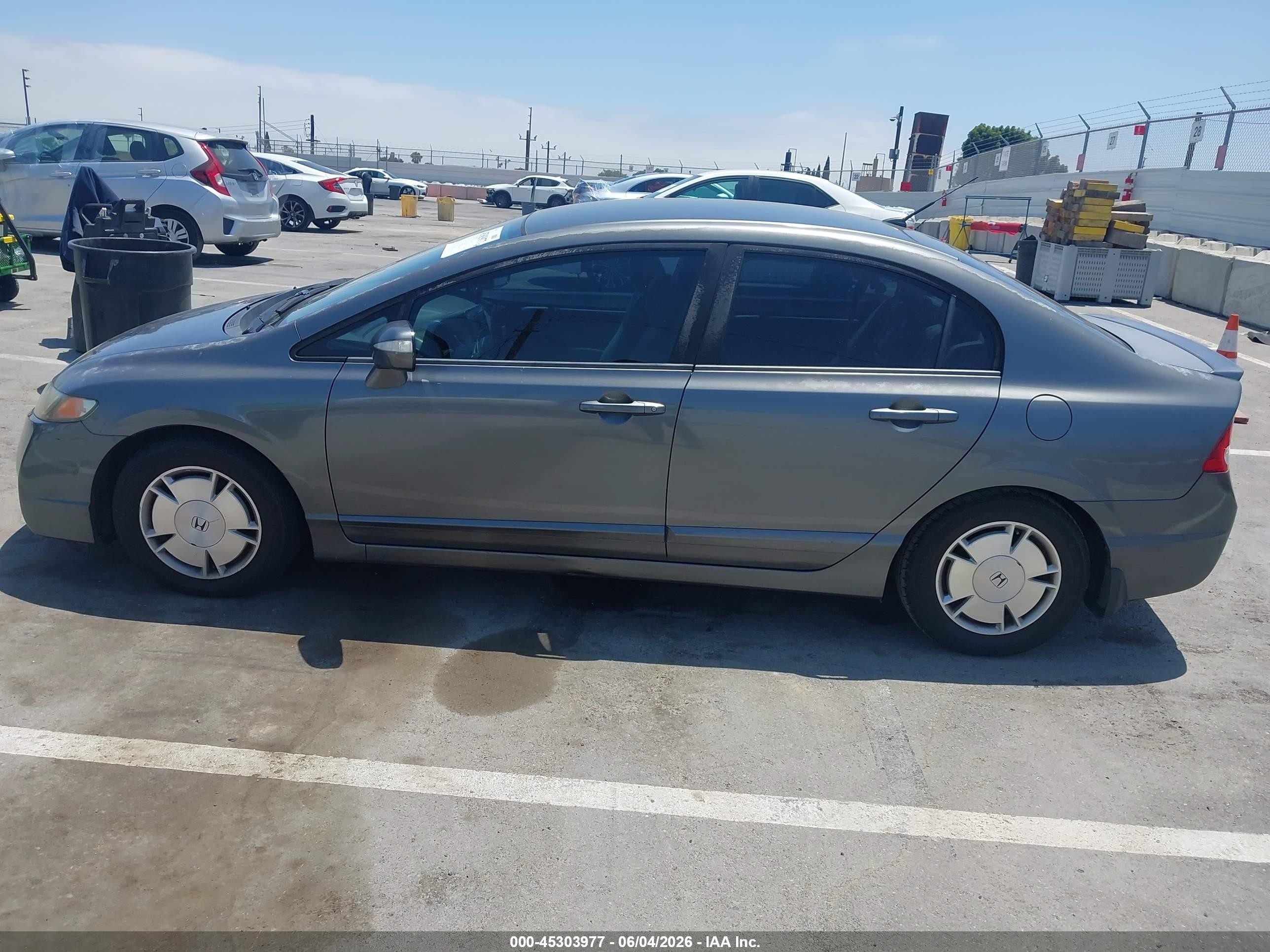 2010 Honda Civic Hybrid   Серый vin: JHMFA3F25AS003241