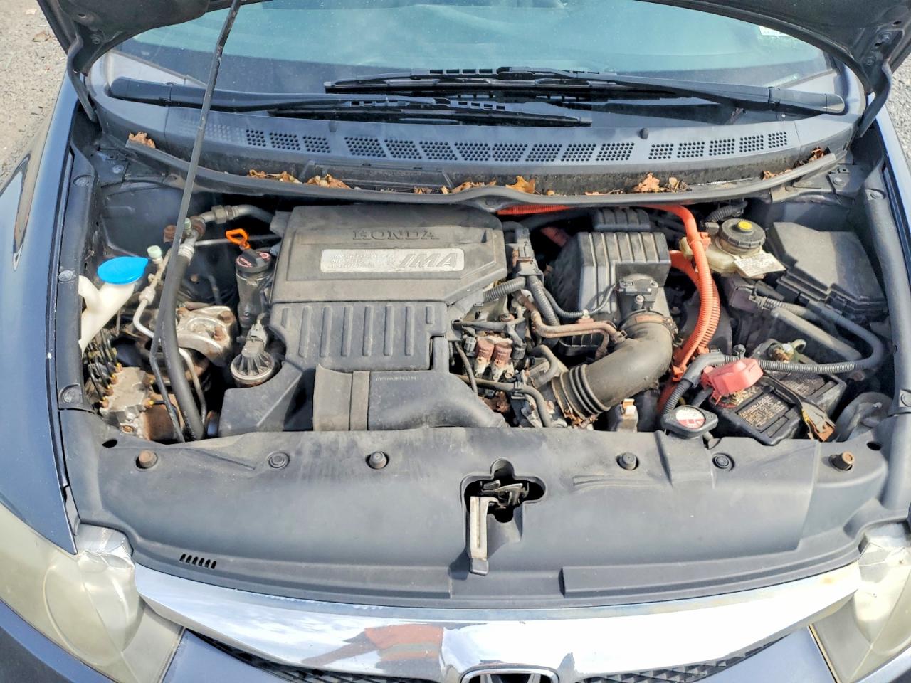 2010 Honda Civic Hybrid Blue vin: JHMFA3F25AS004714