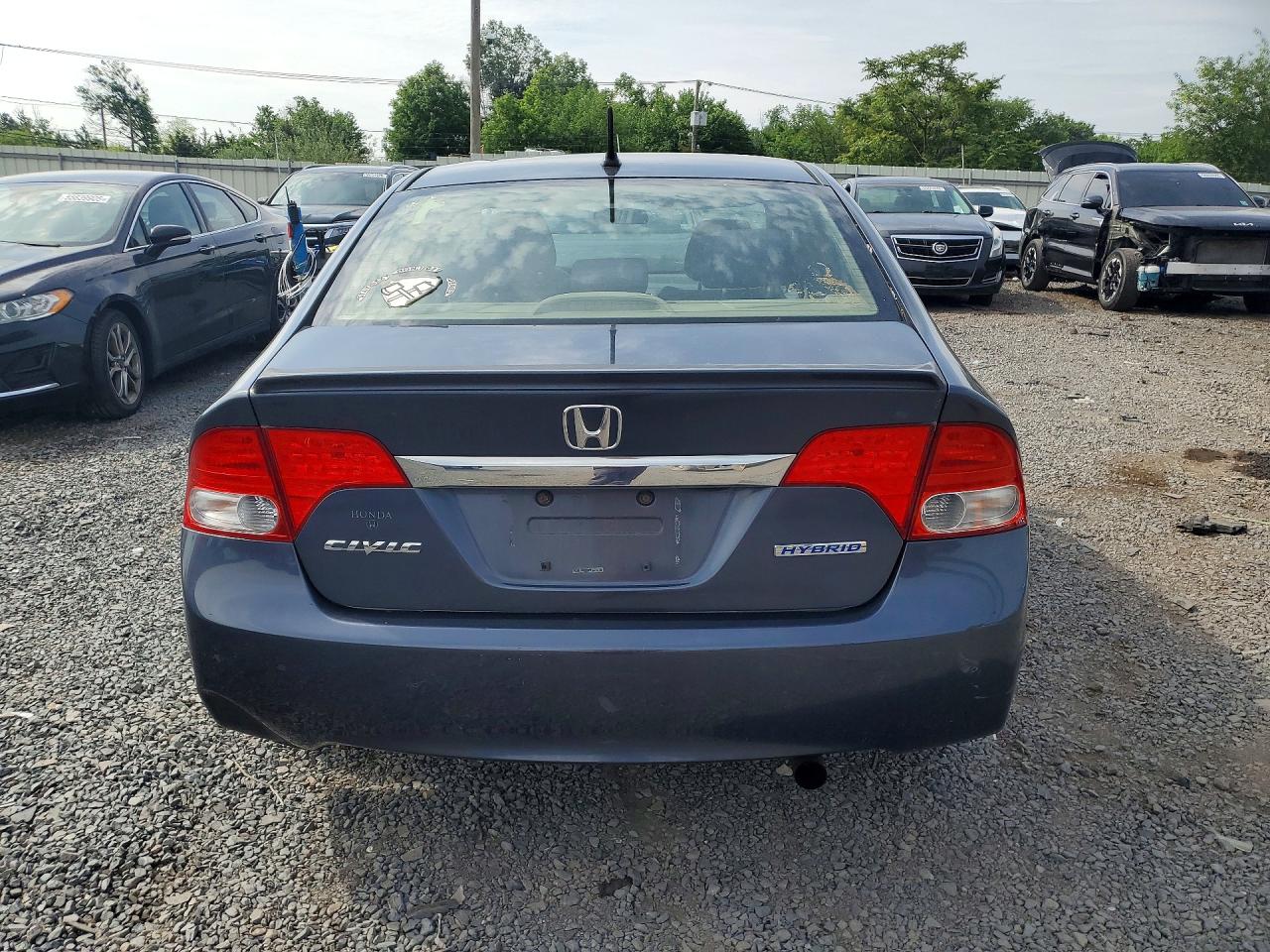 2010 Honda Civic Hybrid Blue vin: JHMFA3F25AS004714