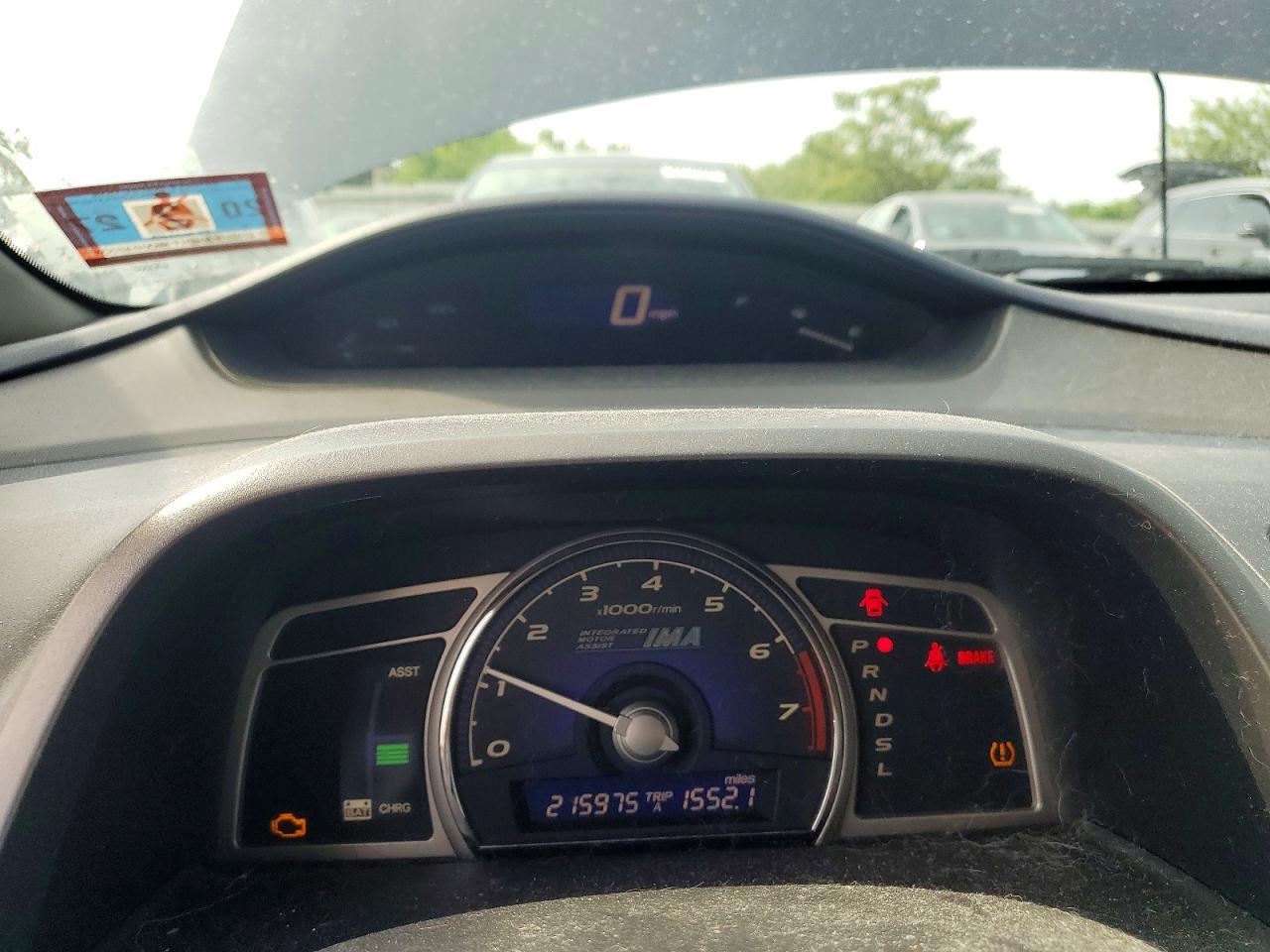 2010 Honda Civic Hybrid Blue vin: JHMFA3F25AS004714
