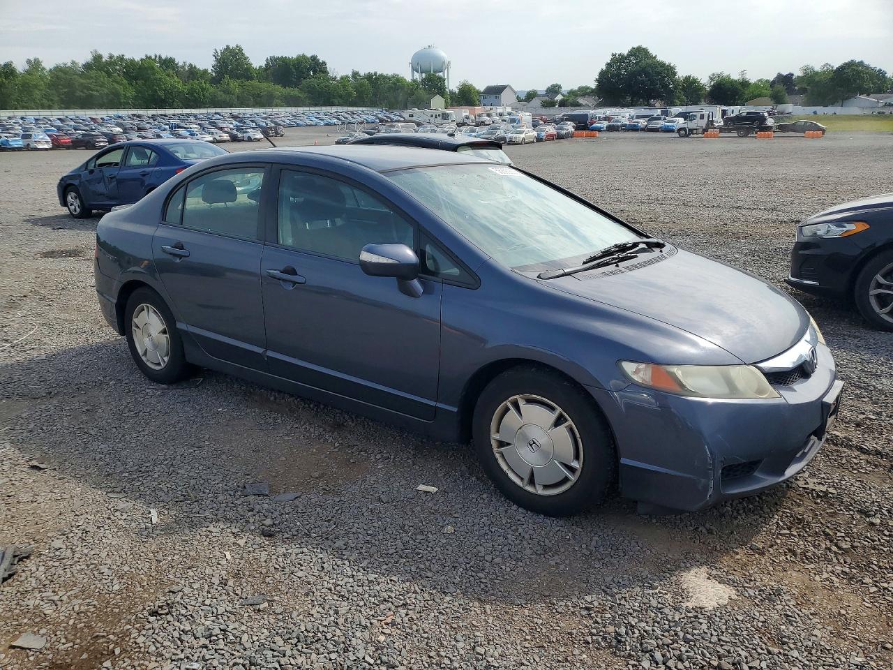 2010 Honda Civic Hybrid Blue vin: JHMFA3F25AS004714