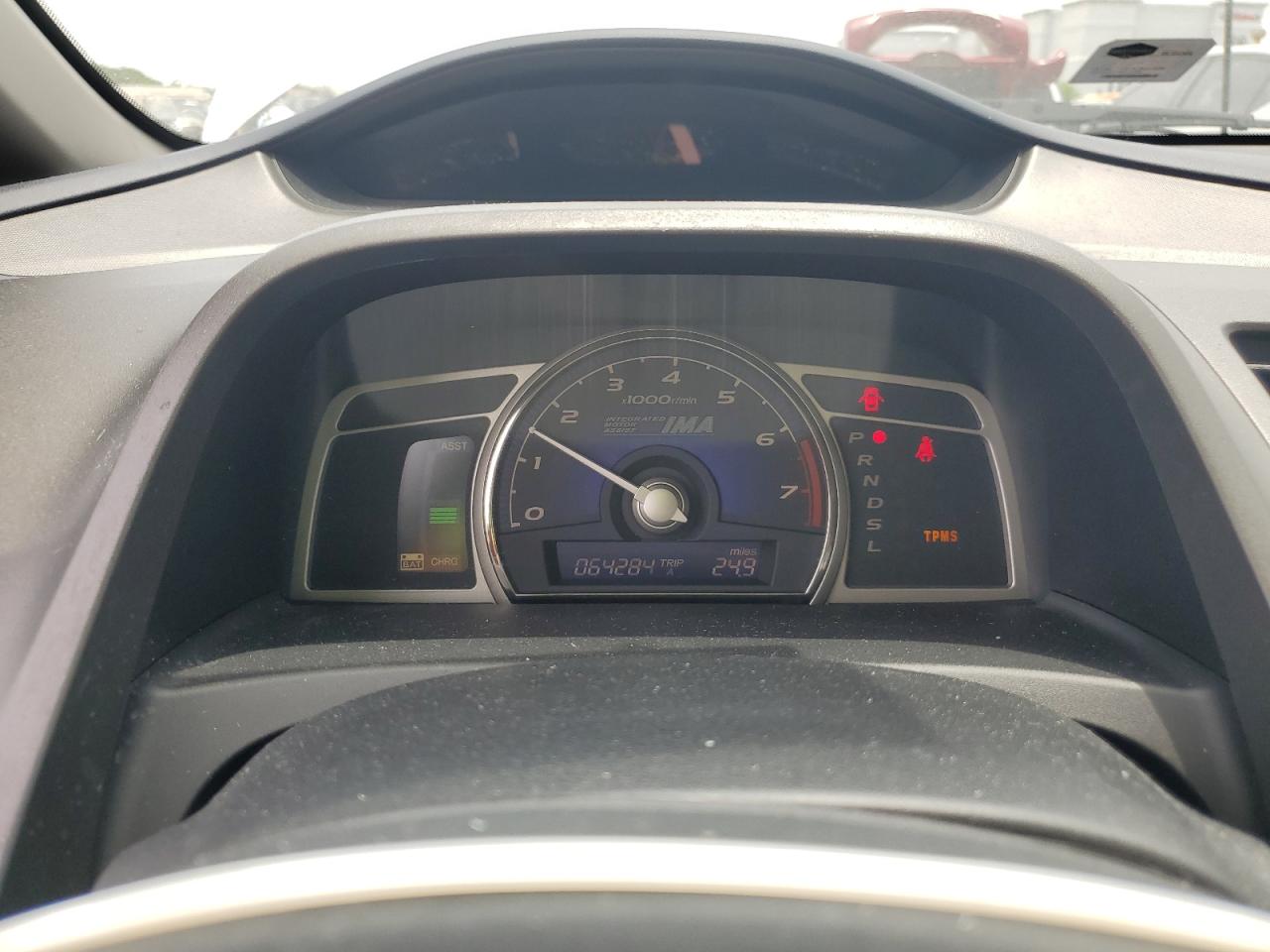 2011 Honda Civic Hybrid White vin: JHMFA3F25BS000129 Damage: Warning - Tire Pressure, On, Unacceptable