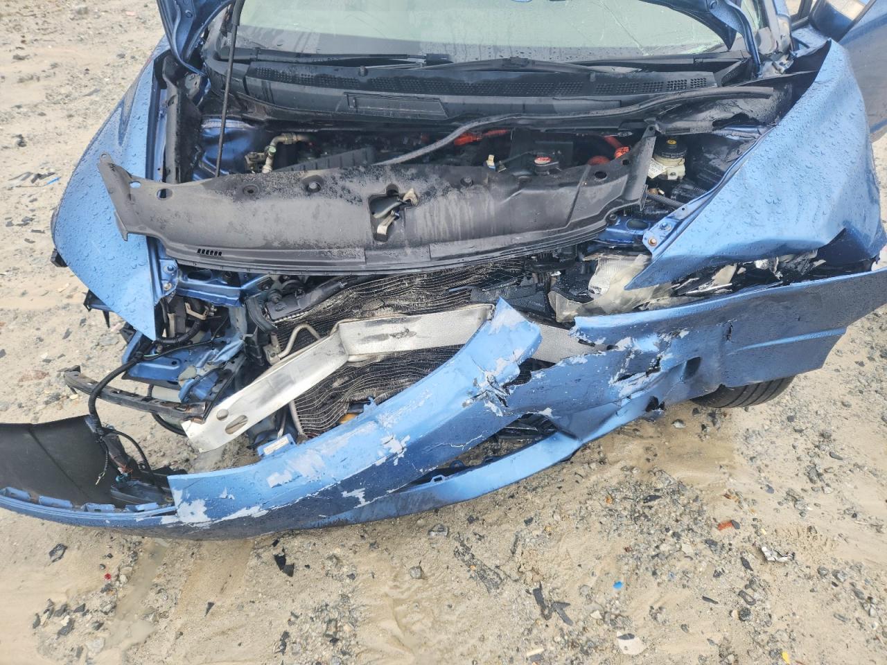 2010 Honda Civic Hybrid Blue vin: JHMFA3F26AS000106