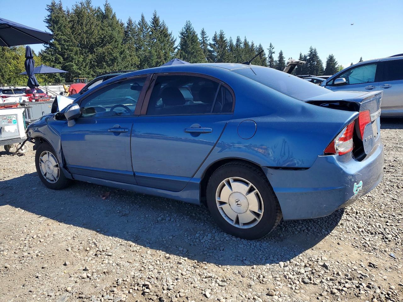 2010 Honda Civic Hybrid Blue vin: JHMFA3F26AS001532