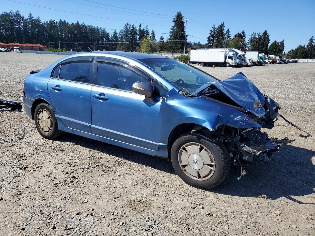 2010 Honda Civic Hybrid Blue vin: JHMFA3F26AS001532