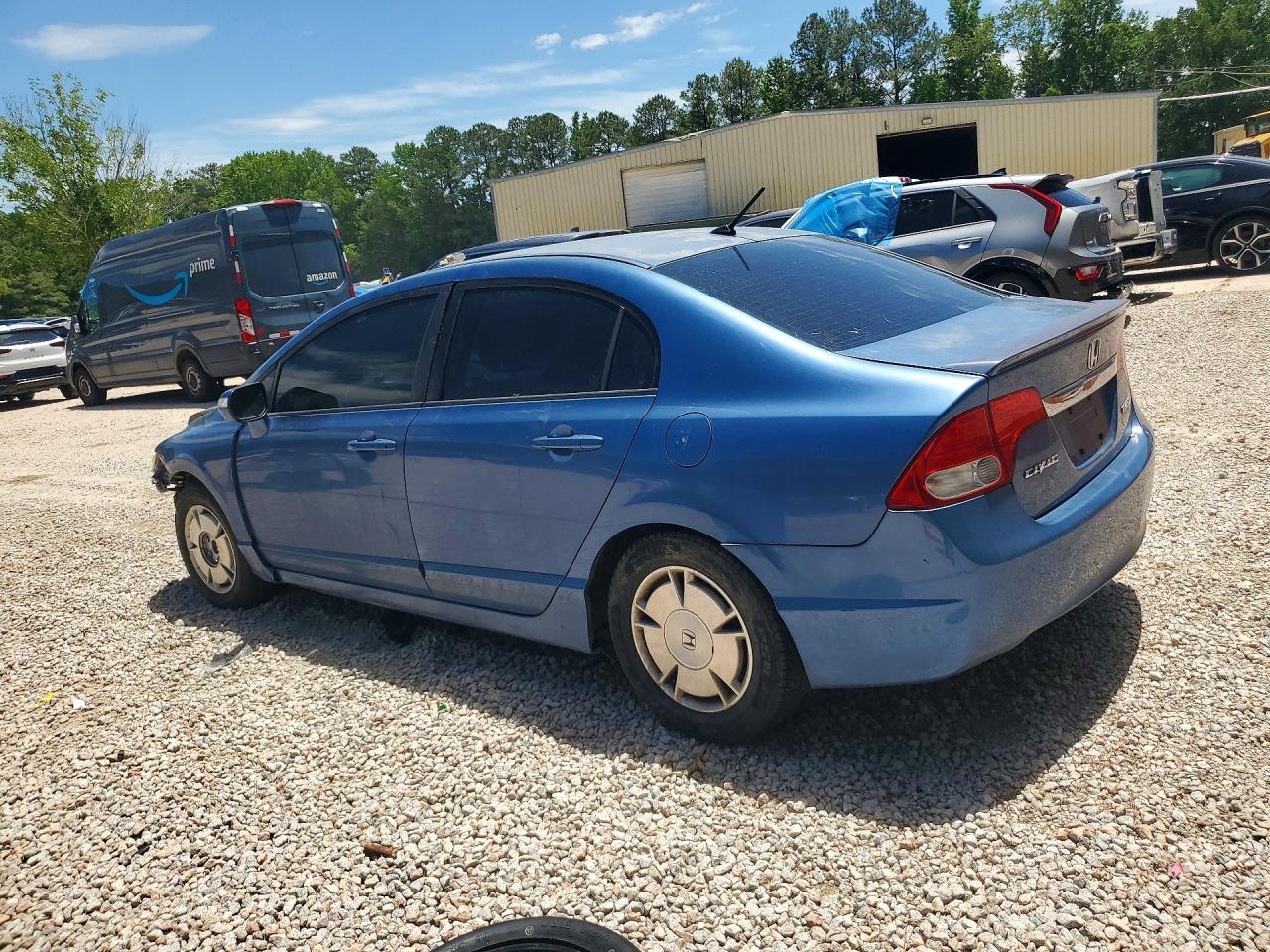 2010 Honda Civic Hybrid Blue vin: JHMFA3F26AS002079
