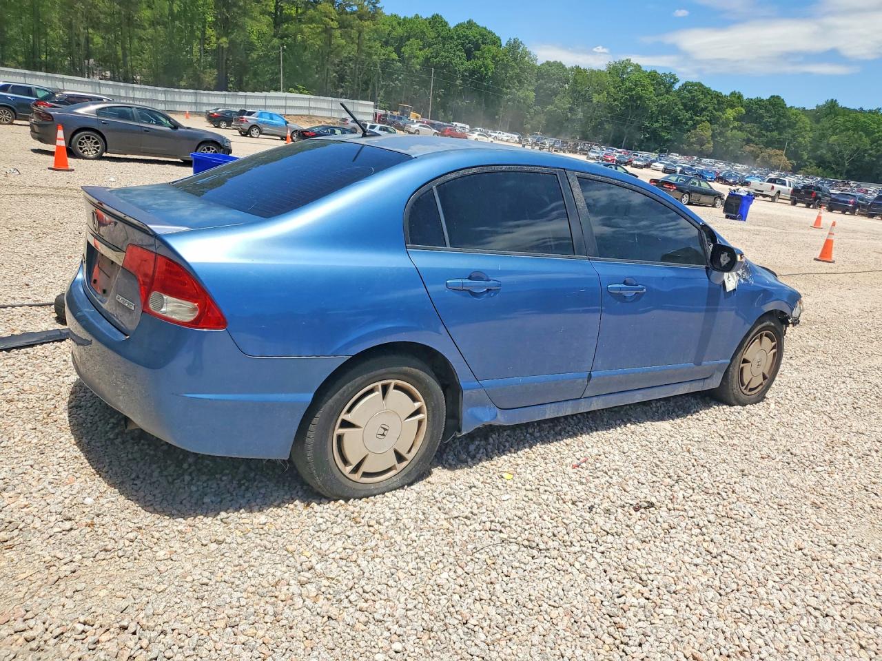 2010 Honda Civic Hybrid Blue vin: JHMFA3F26AS002079