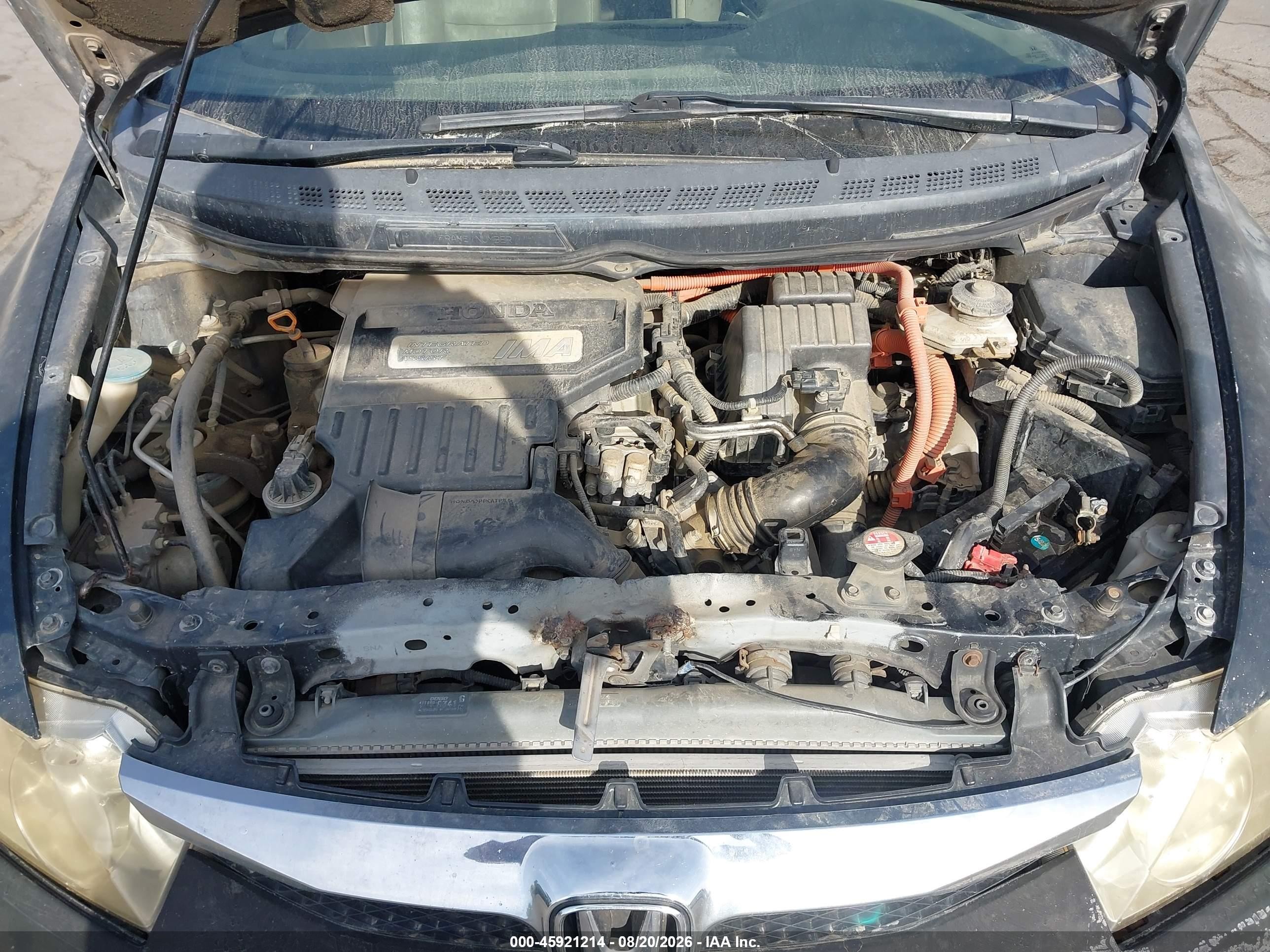 2010 Honda Civic Hybrid   Black vin: JHMFA3F26AS007119